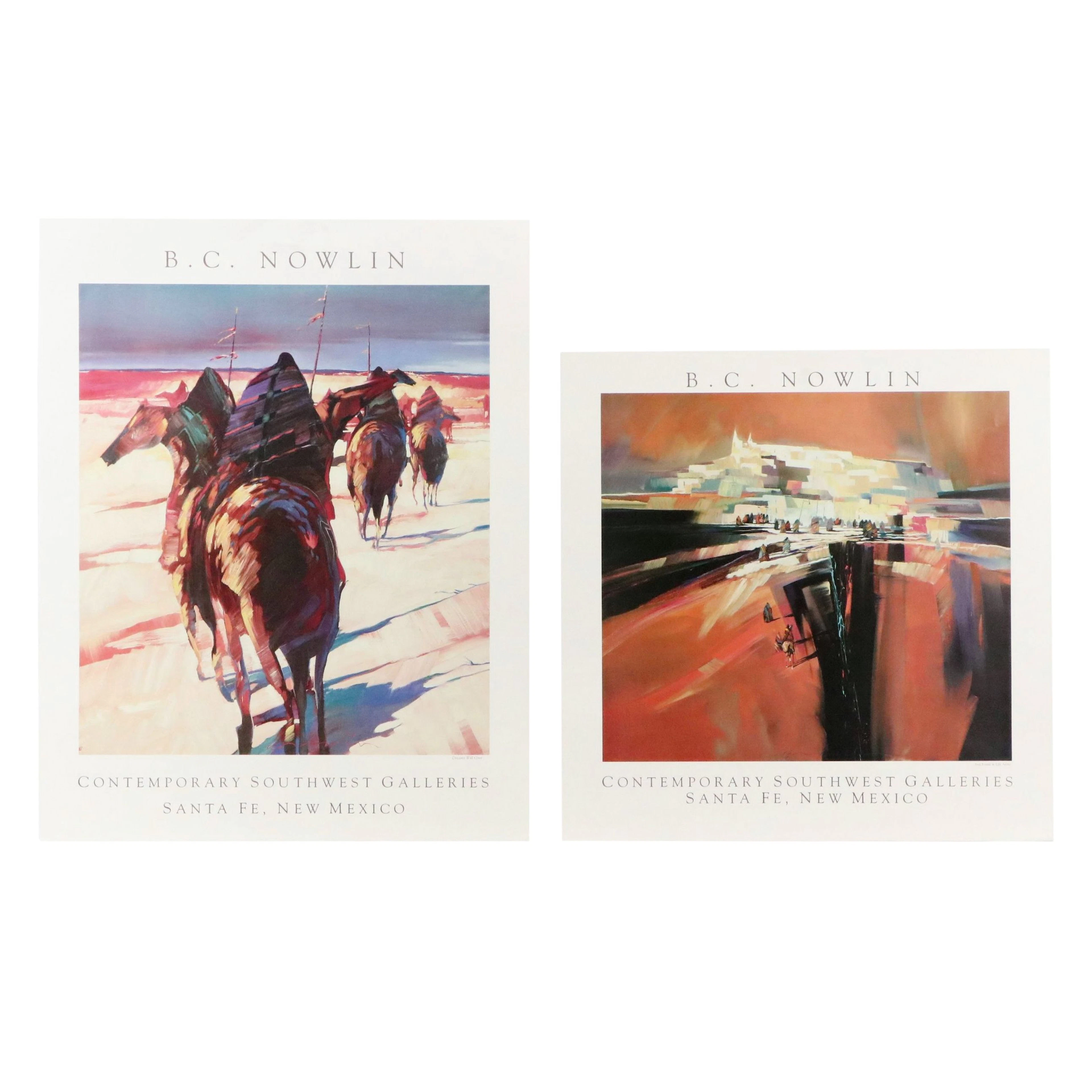 B.C. Nowlin Offset Lithograph Exhibition Posters, 21st Century