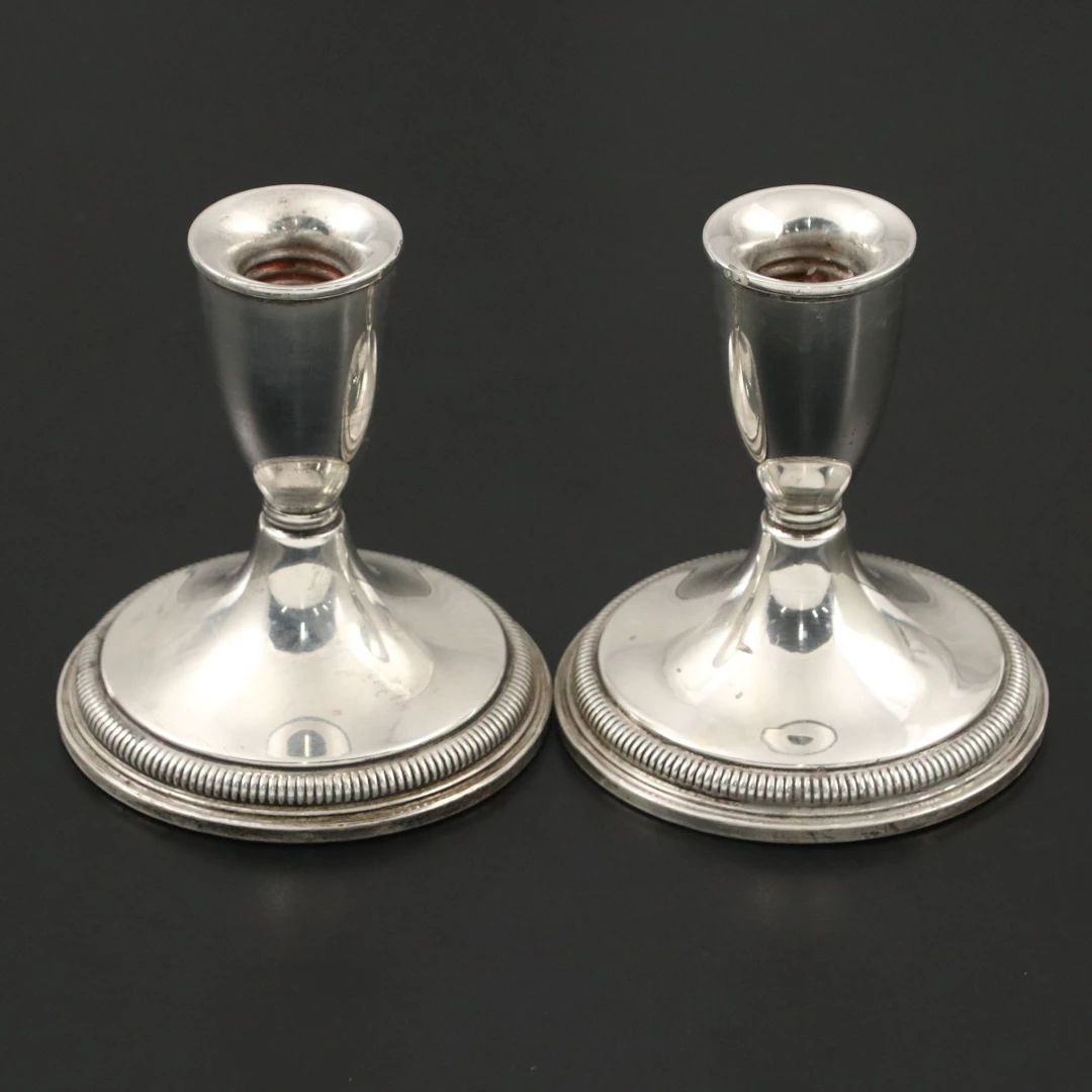 Preisner Sterling Silver Candlesticks