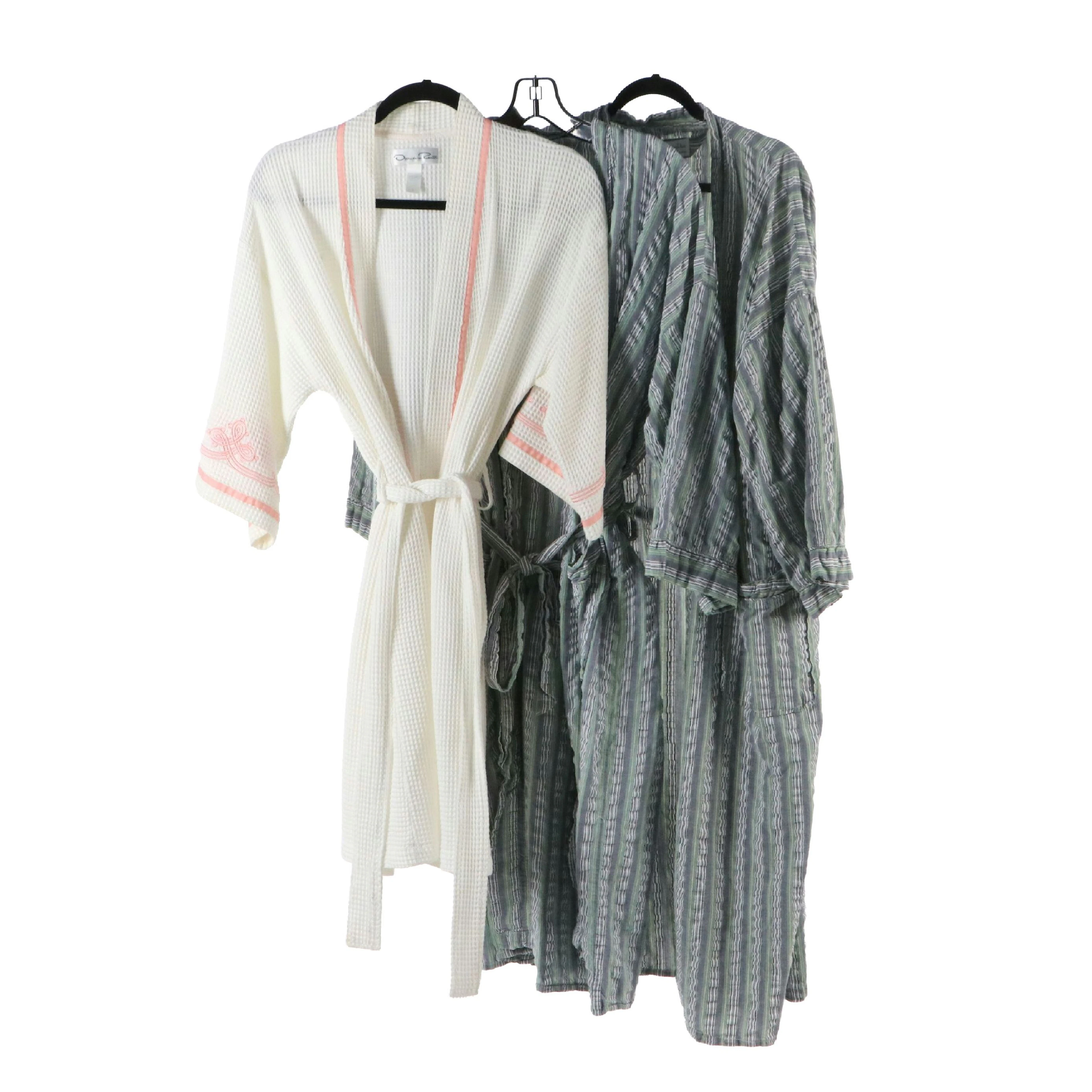 Christian Dior and Oscar de la Renta Cotton Robes
