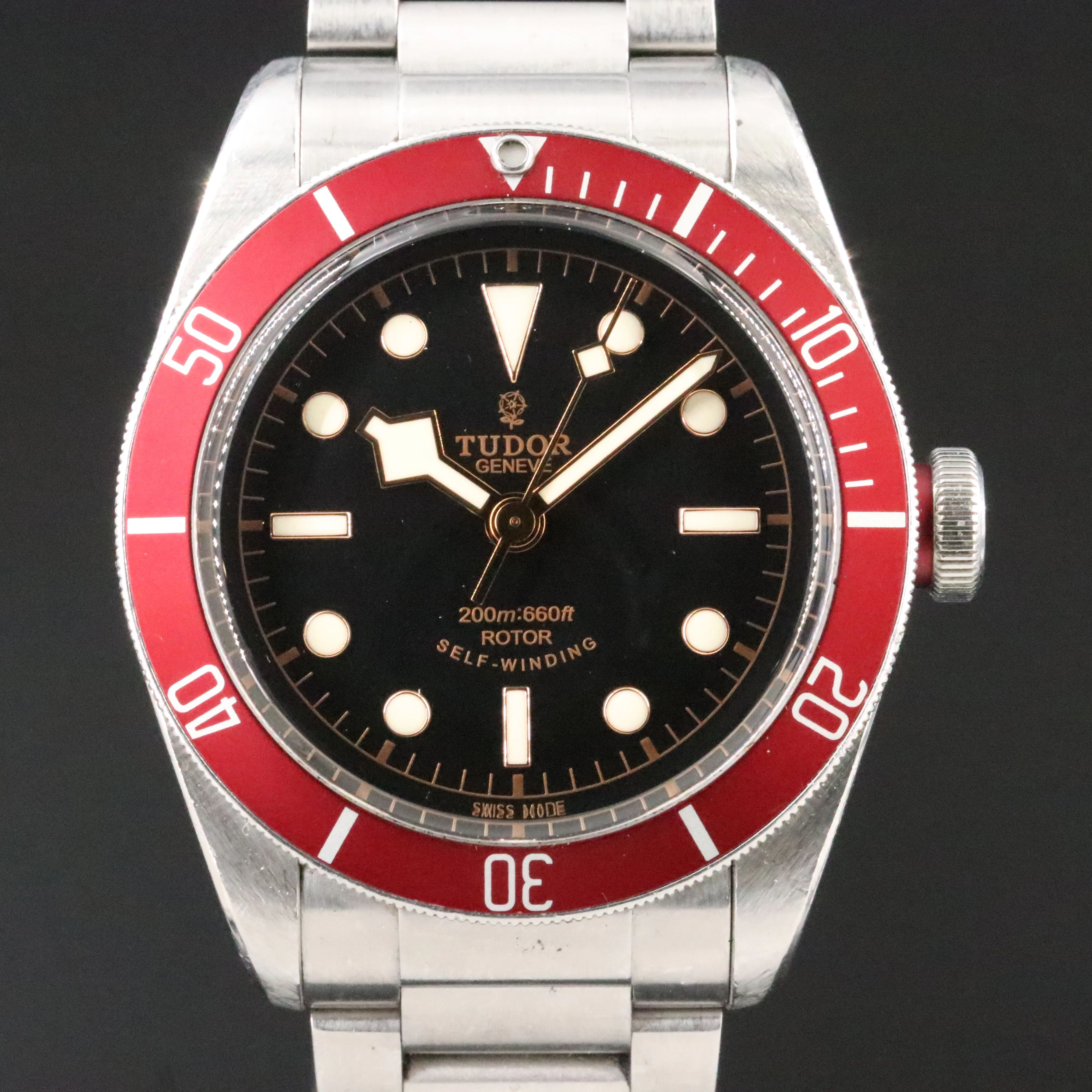 Tudor Heritage Black Bay "Rose Dial" 79220 Automatic Watch