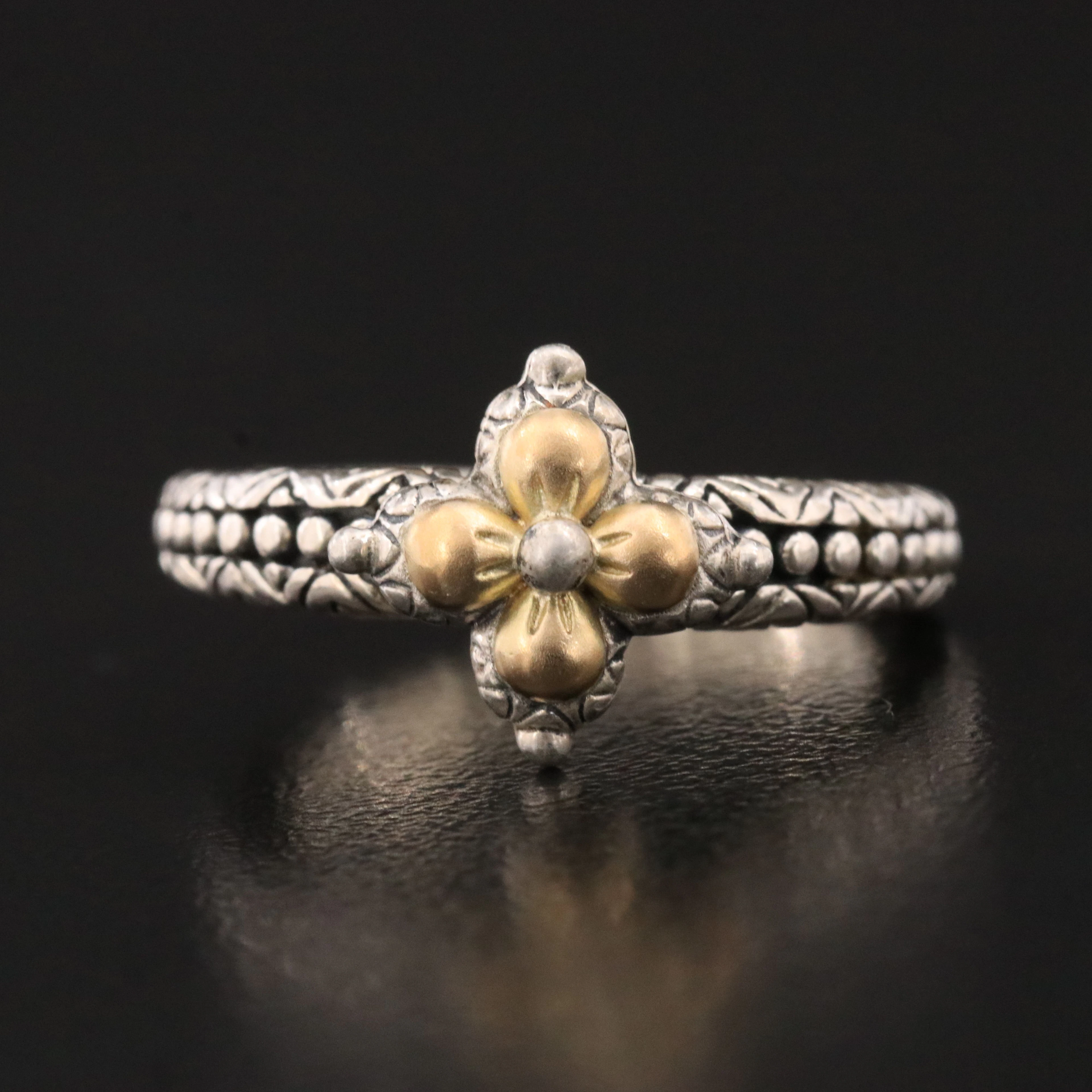 Barbara Bixby Sterling Ring with 18K Accents