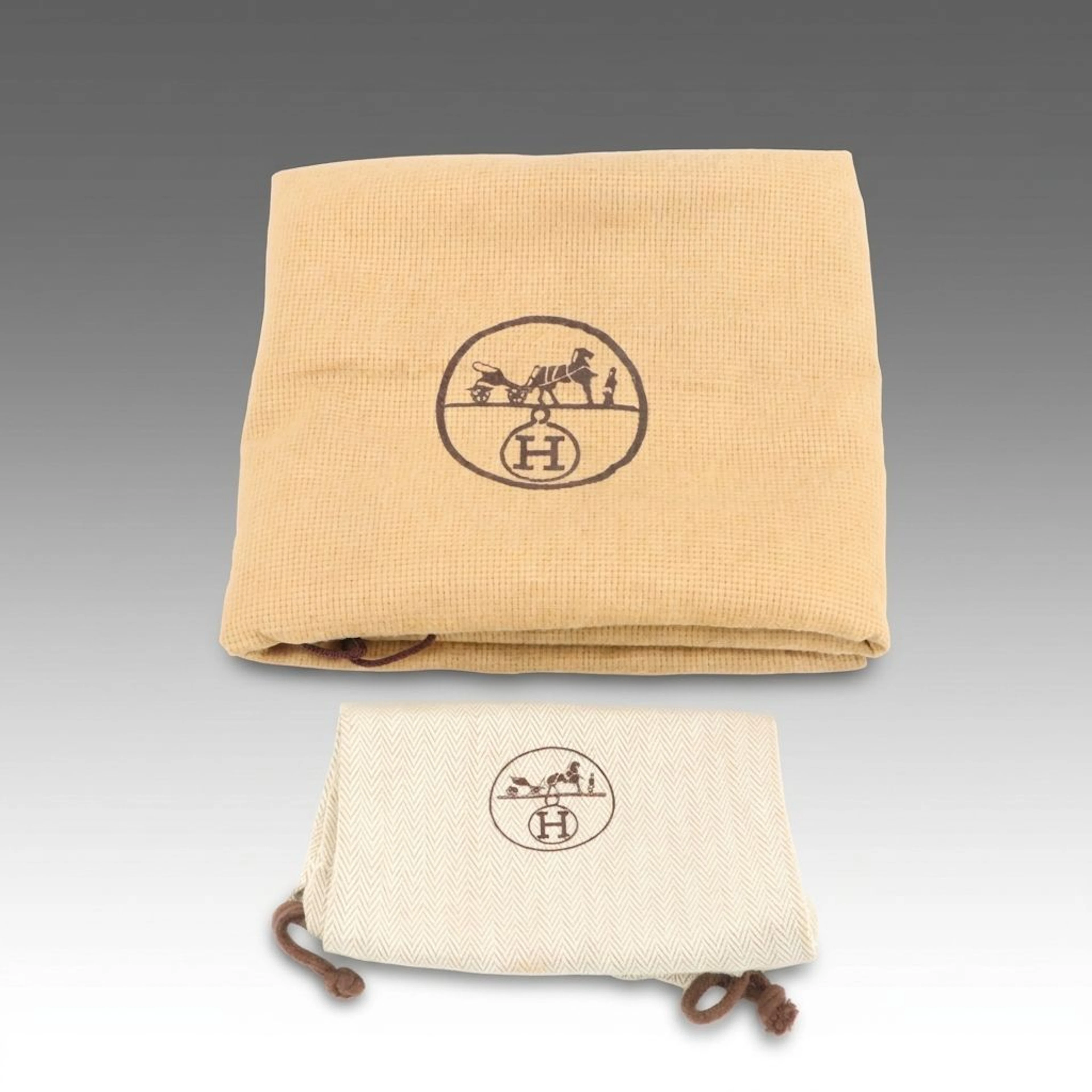 Hermès Small and Medium Dust Bags in Canvas