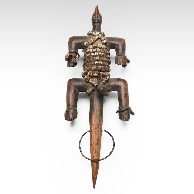 Cameroon Namji Peoples Handcrafted Wood Fertility Doll