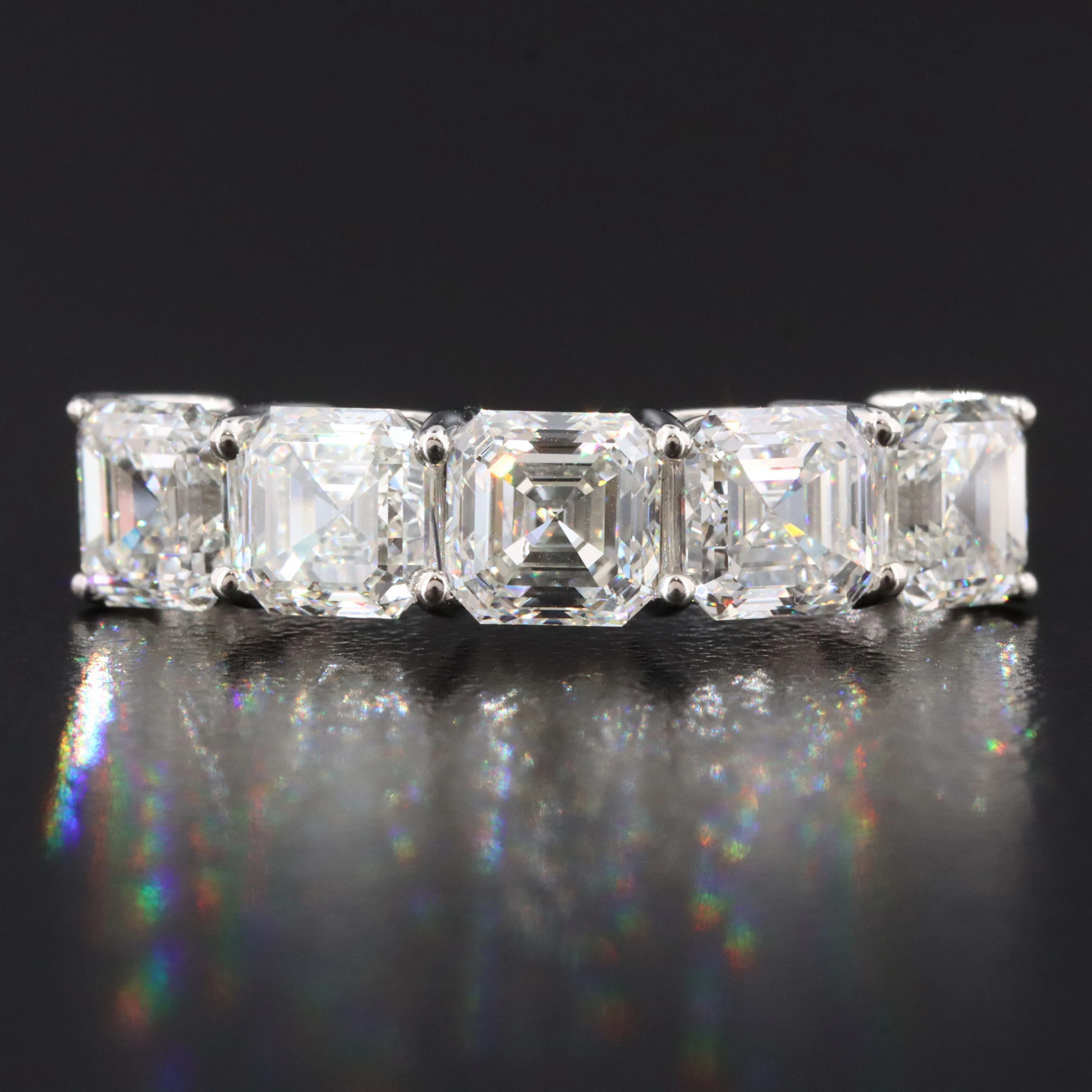 Platinum 3.51 CTW Diamond Ring with GIA Reports