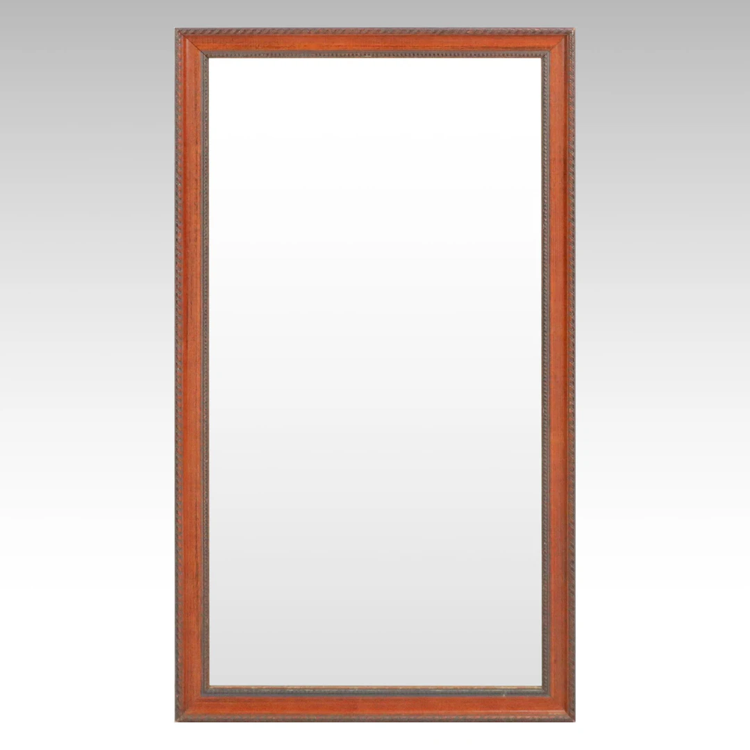 Rectangular Wooden Wall Mirror