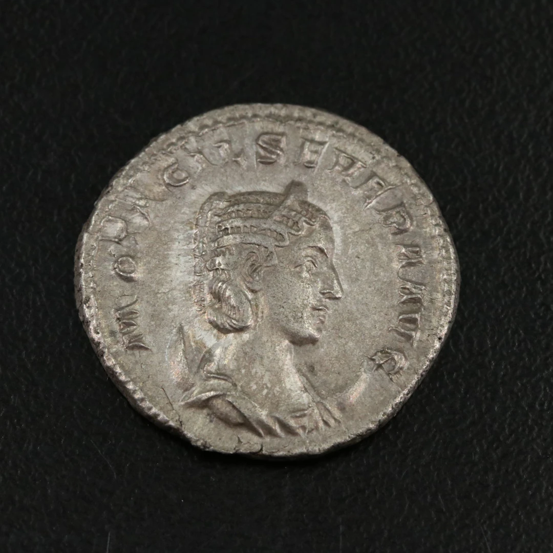 Ancient Roman Imperial AR Antoninianus Coin of Otacilia Severa, ca. 245 A.D.