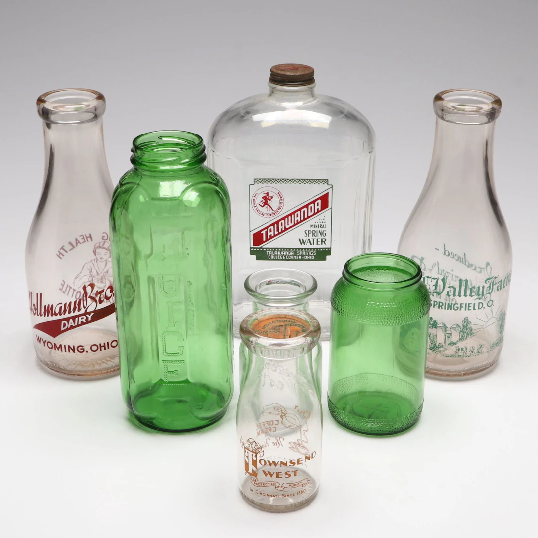 Talawanda Spring Water, Hollmann Bros., and More Glass Bottles
