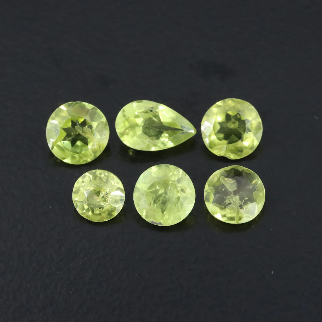 Loose 4.06 CTW Peridot Lot