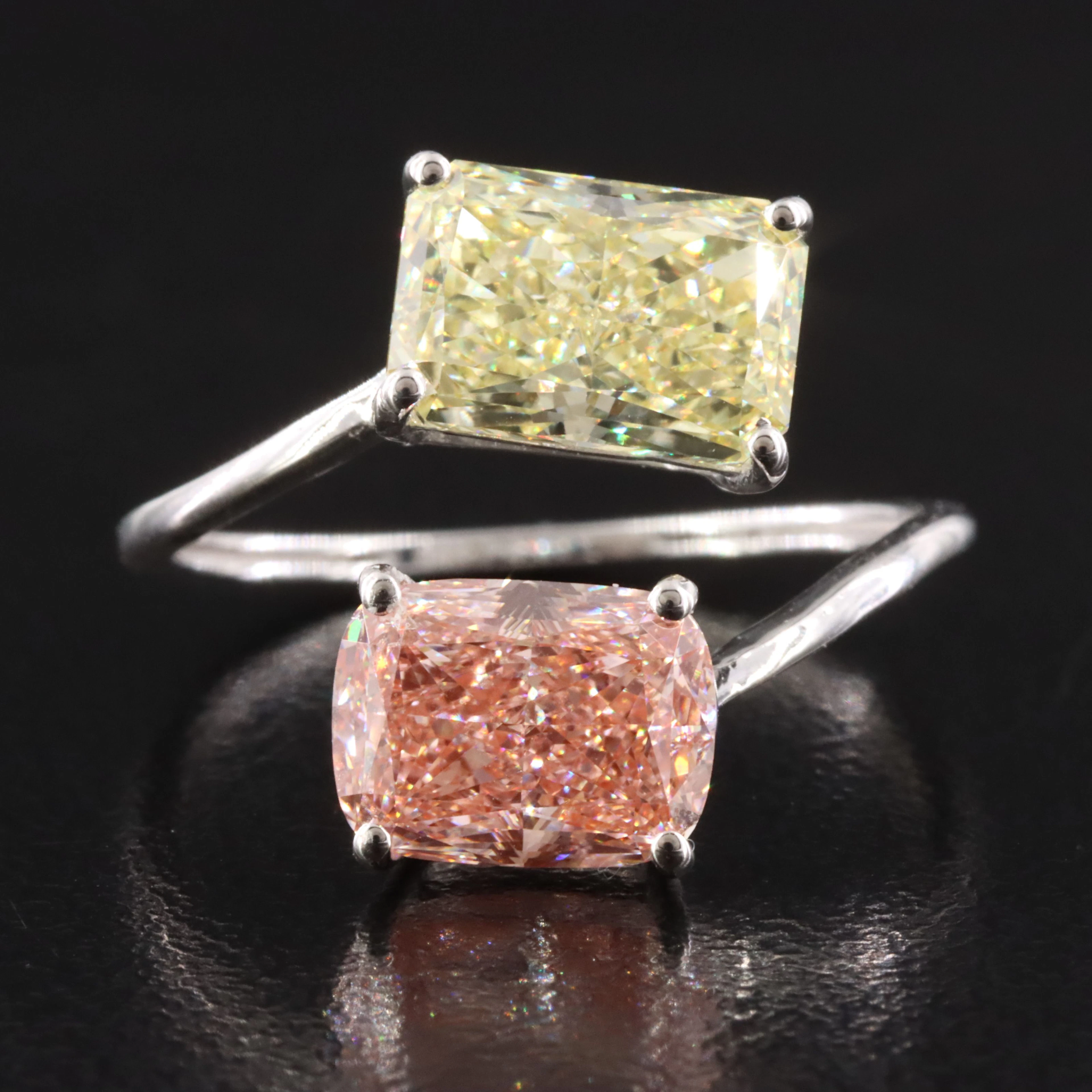 14K 4.00 CTW Lab Grown Diamond Ring with IGI Reports