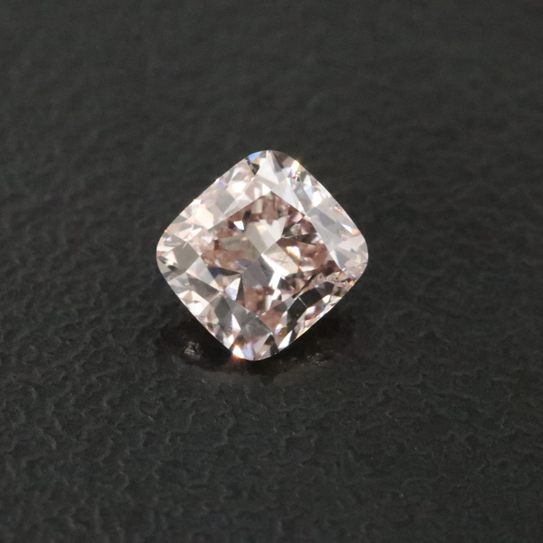 Loose 0.73 CT Fancy Pinkish Brown Diamond with Online GIA Report