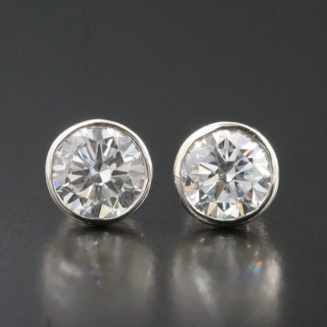 14K 2.12 CTW Lab Grown Diamond Stud Earrings