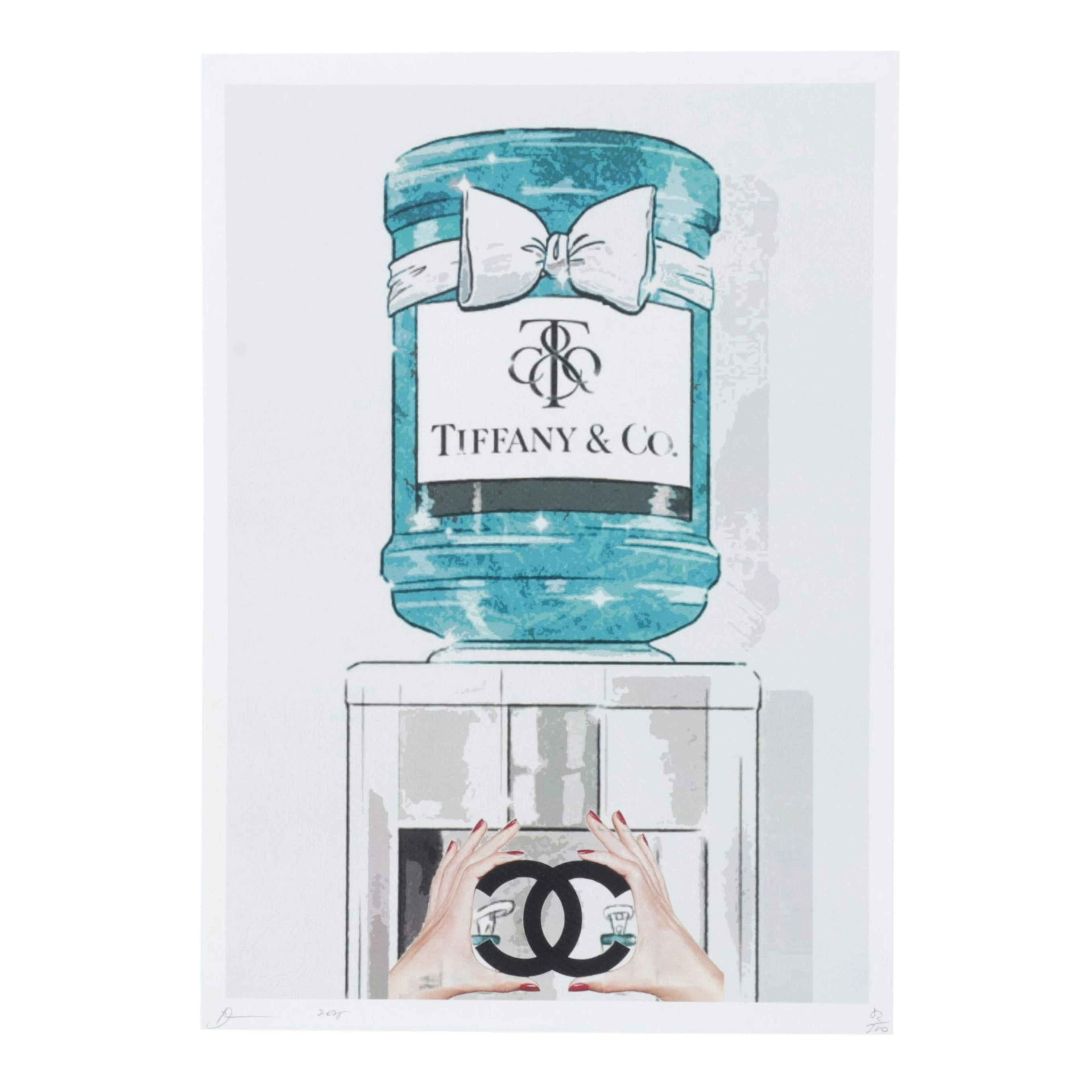 Death NYC Graphic Digital Print Homage Chanel x Tiffany & Co., 2025
