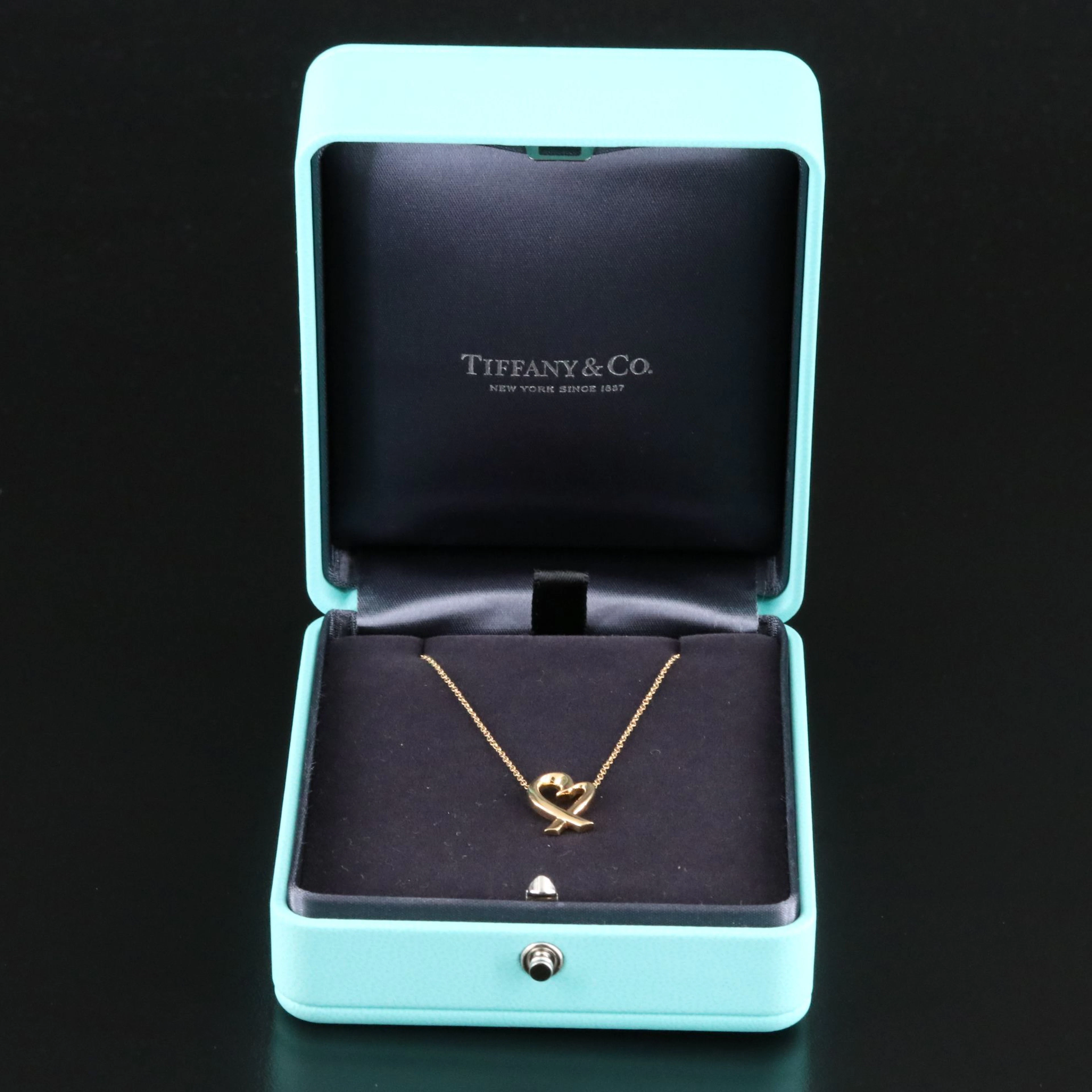 Paloma Picasso for Tiffany and Co. Loving Heart 18K Necklace