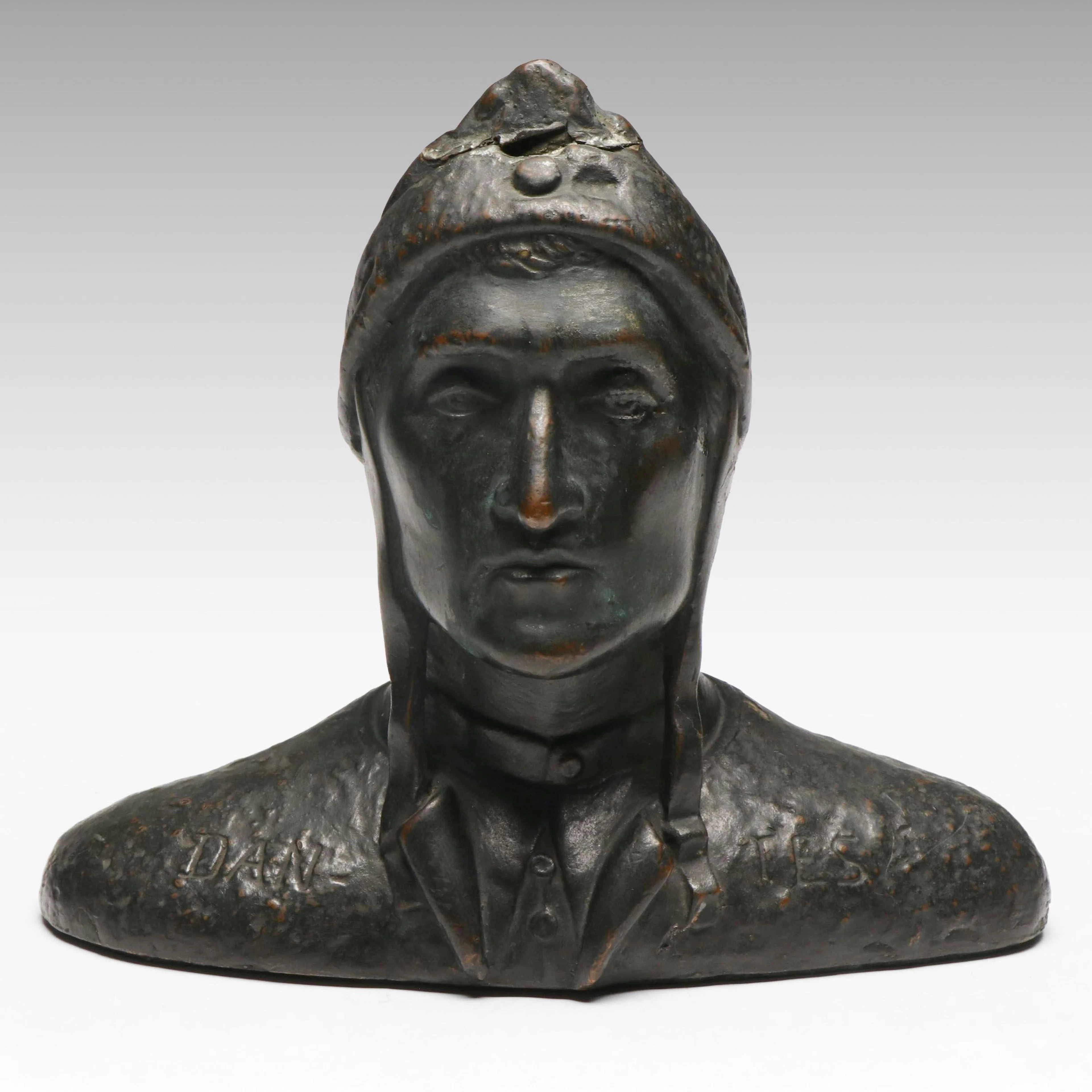 Dante Alighieri Composite Portrait Bust