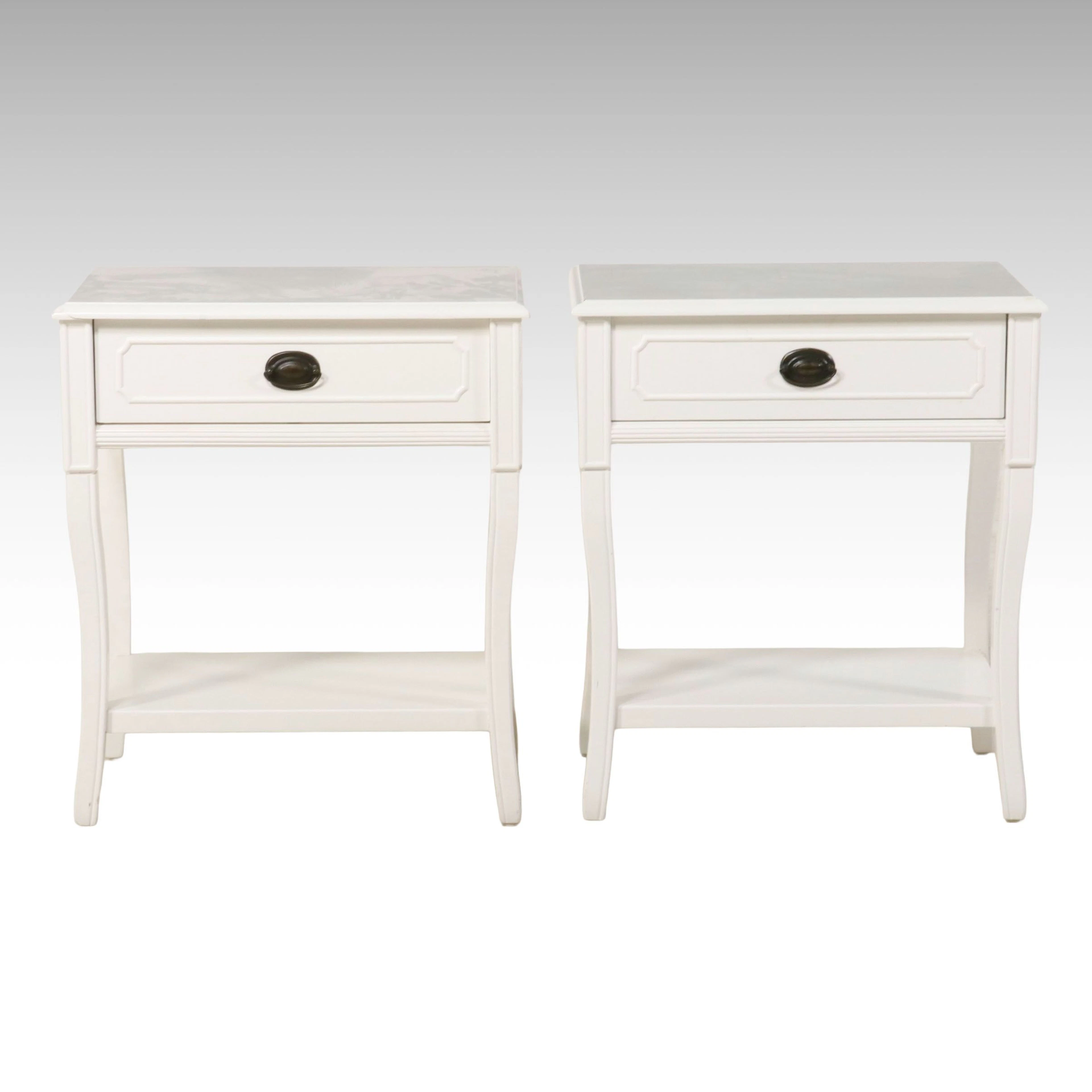 Pair of "Simply Shabby Chic" White Nightstands by Rachel Ashwell for Target