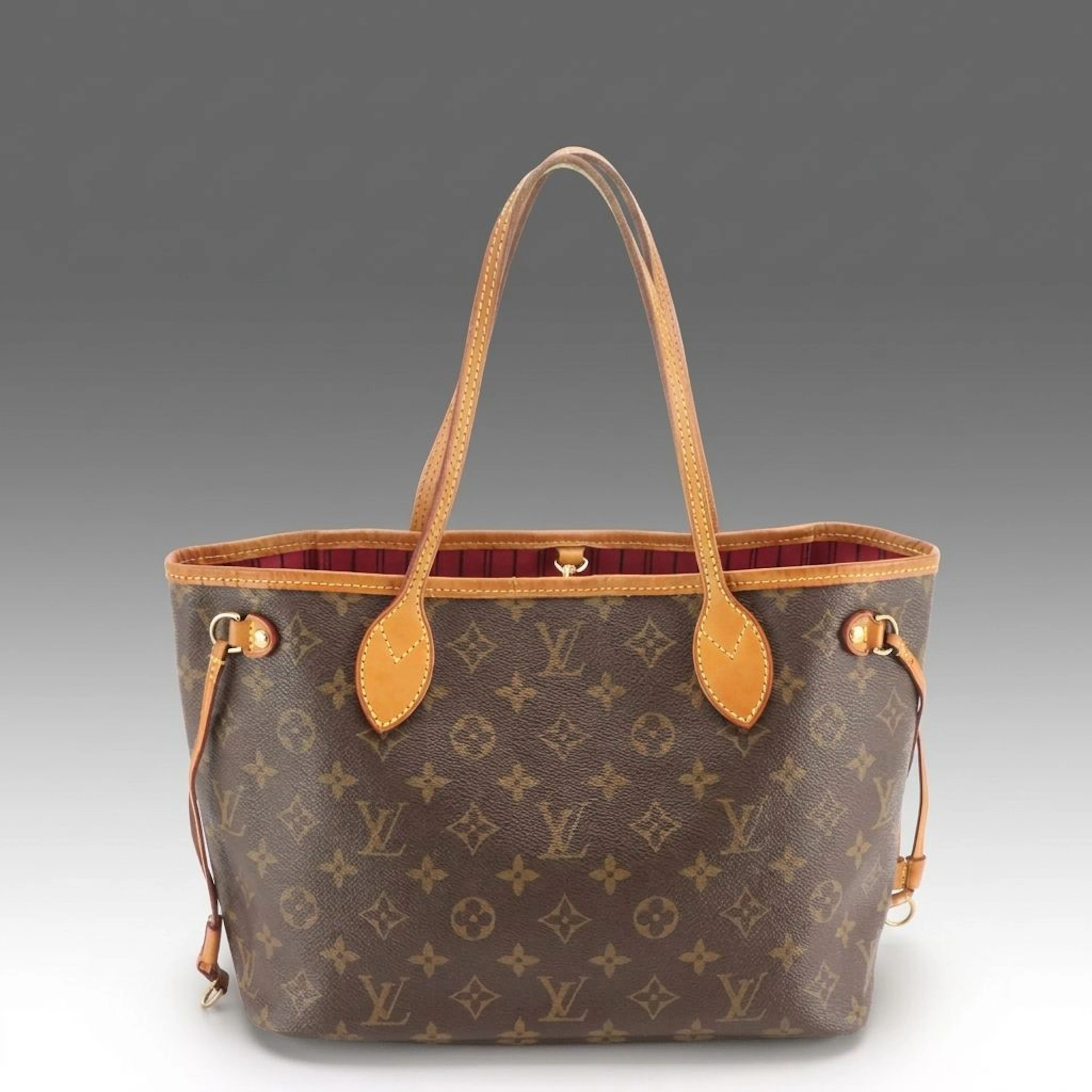 Louis Vuitton Neverfull PM Tote Bag in Monogram Canvas and Vachetta Leather