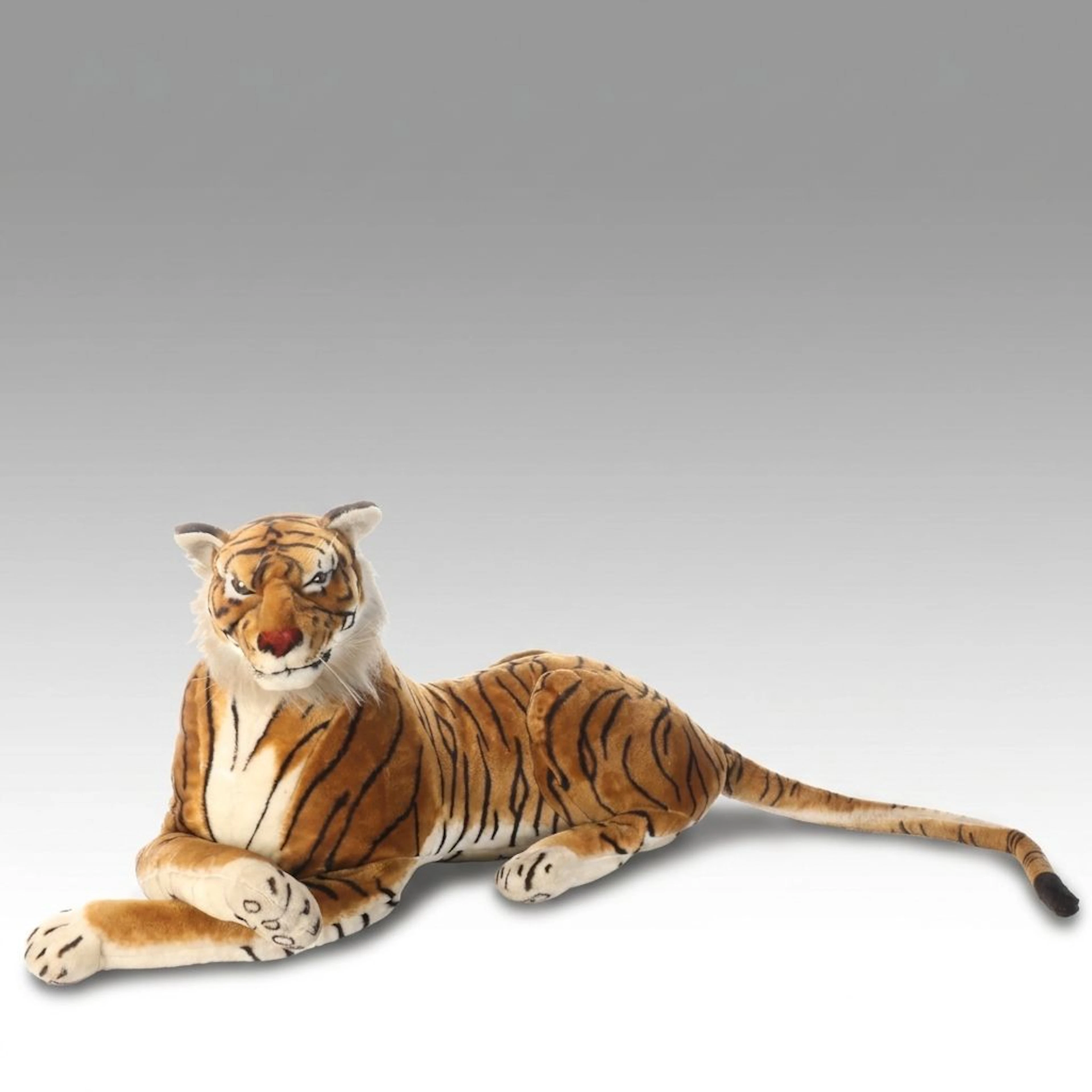 Simon International Toy Mfg. Plush Tiger, Late 20th Century