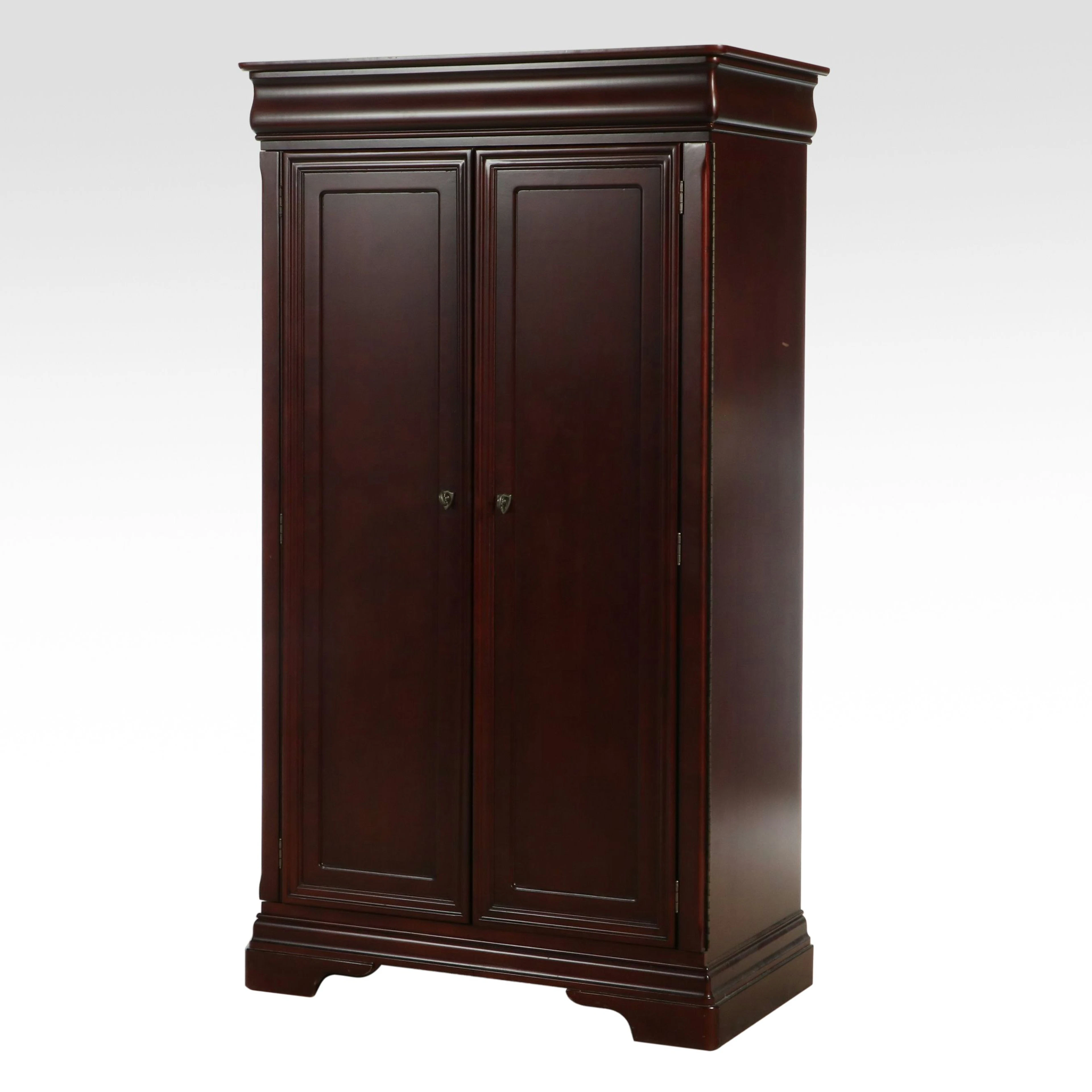 Louis Phillipe Style Mahogany Media Armoire
