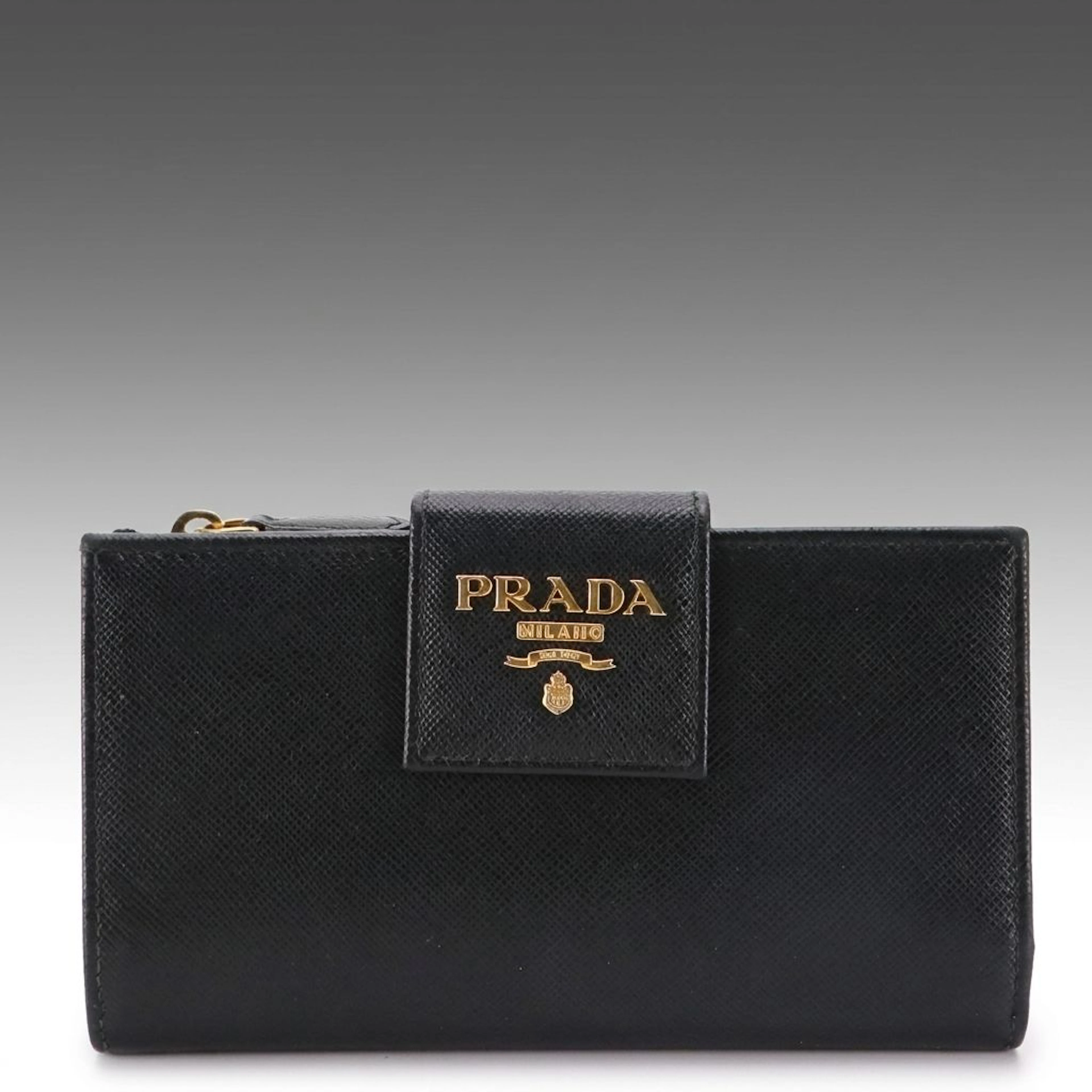 Prada Continental Wallet in Saffiano Leather