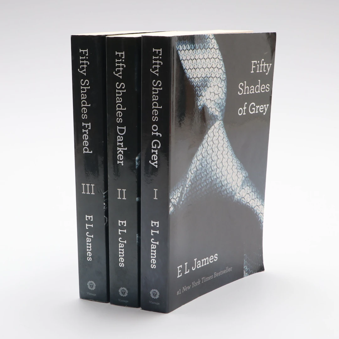 First Edition Thus "Fifty Shades" Three-Volume Set by E. L. James, 2012