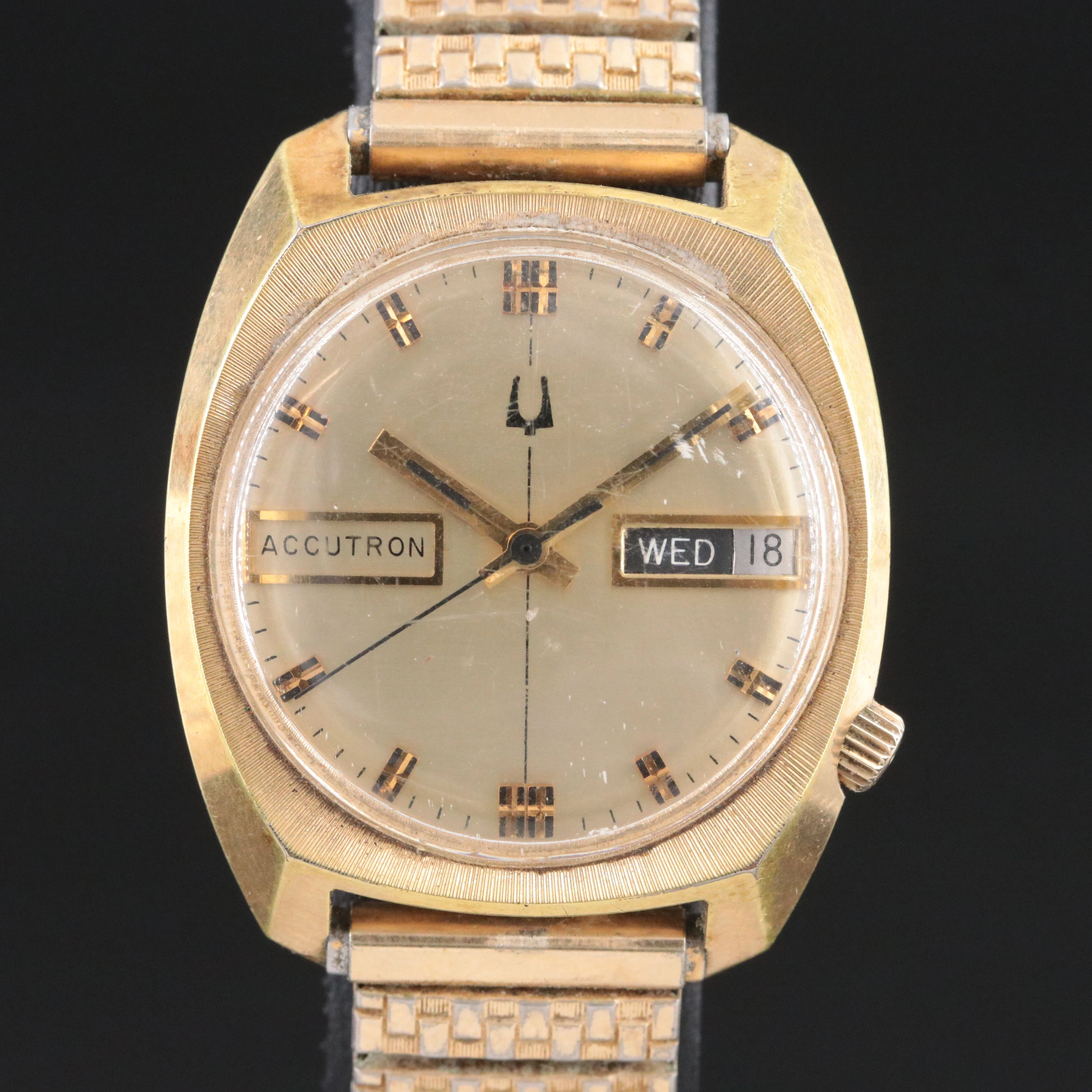 1976 Bulova Accutron Day - Date 20 Year Award Watch