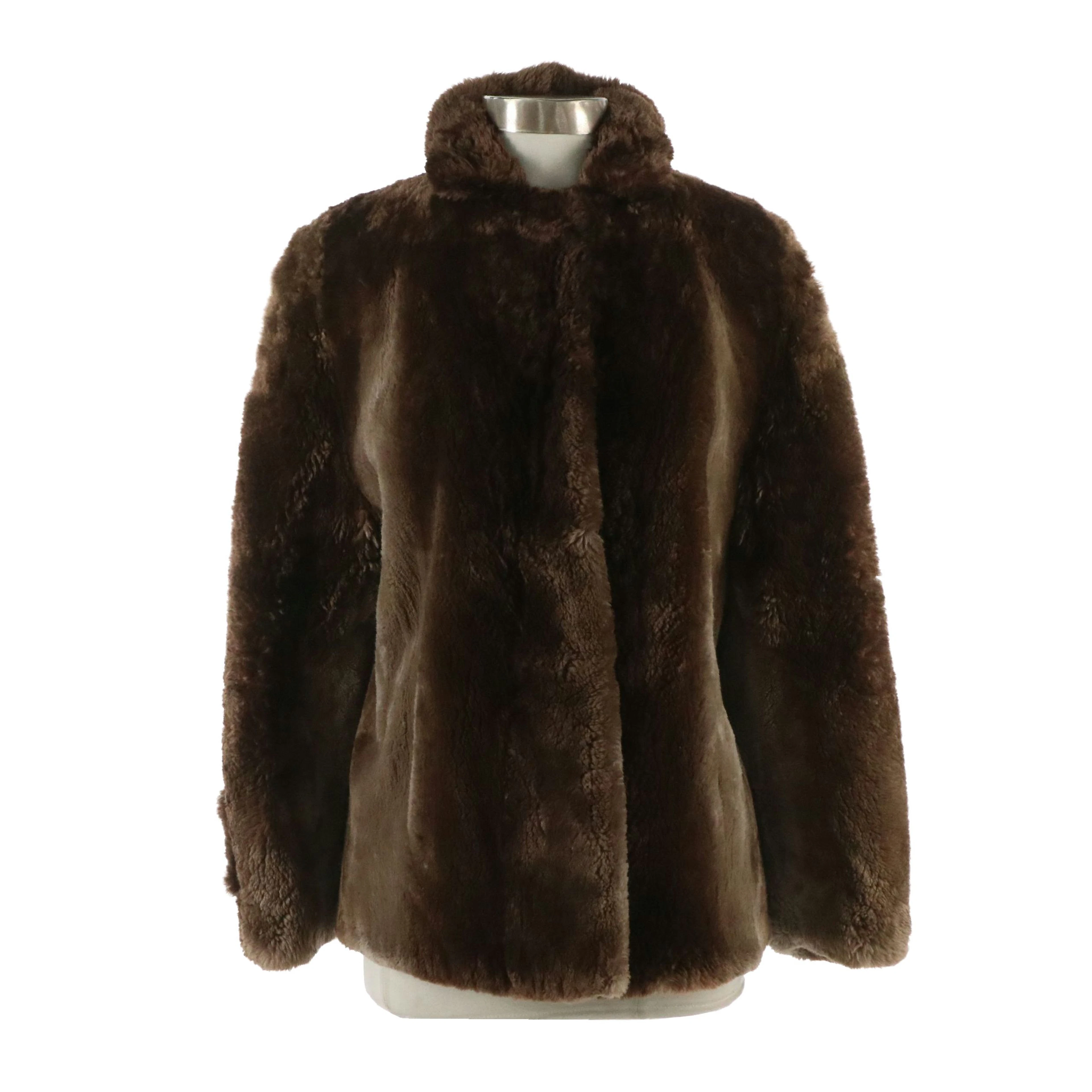 Sheared Phantom Beaver Fur Jacket from Pogue's, Vintage