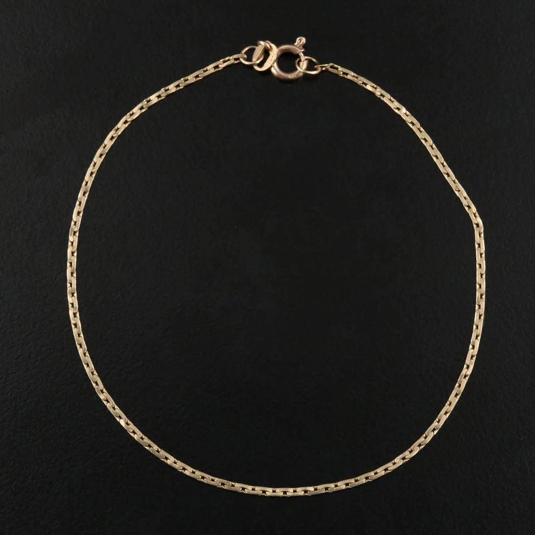 14K Cobra Chain Bracelet