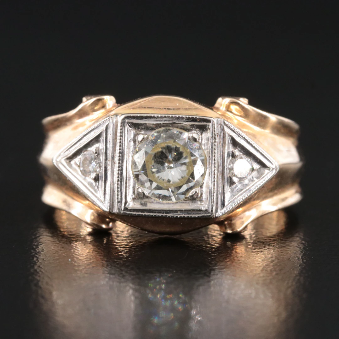 14K 0.67 CTW Diamond Ring