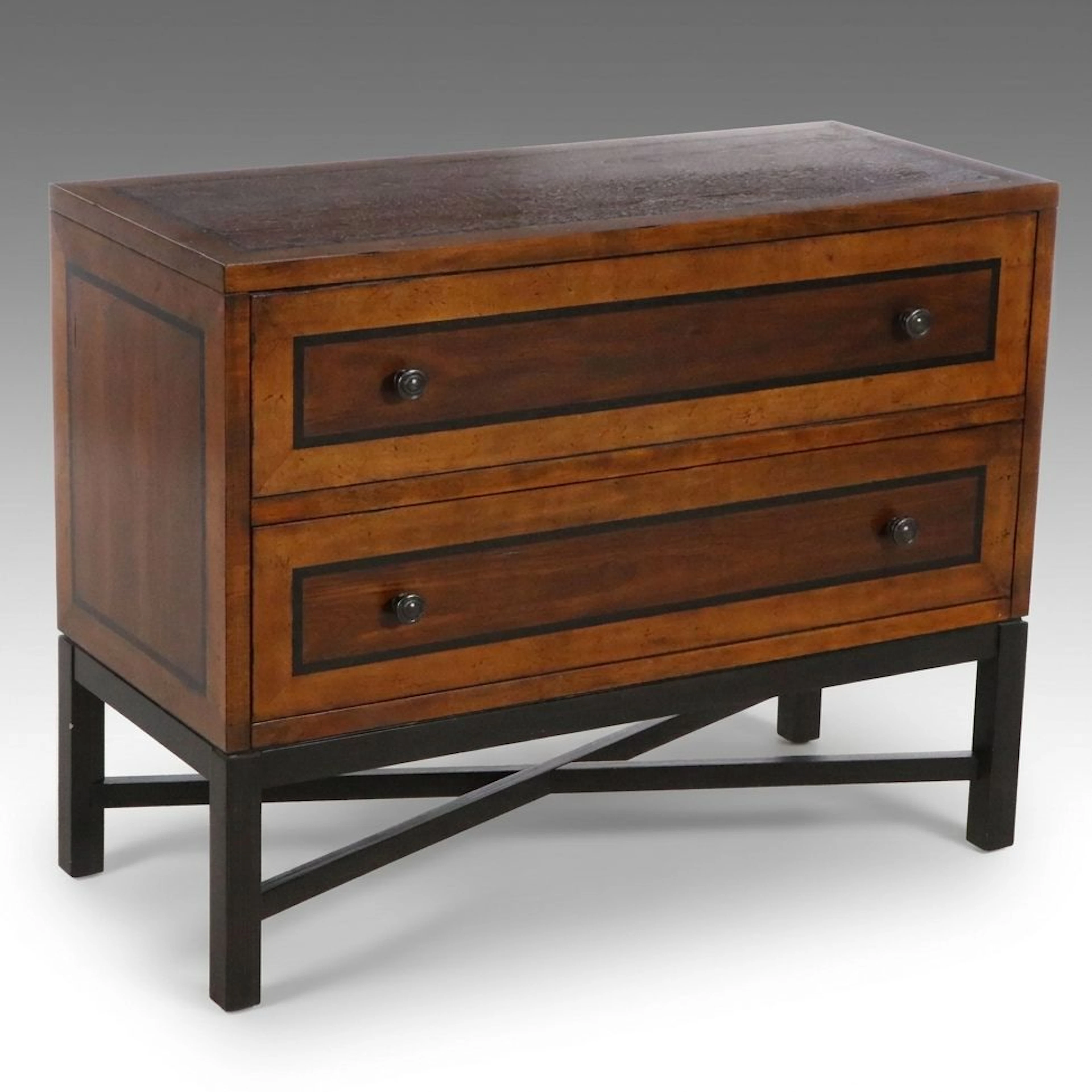 Bassett Furniture Regency Style Side Chest of Drawers
