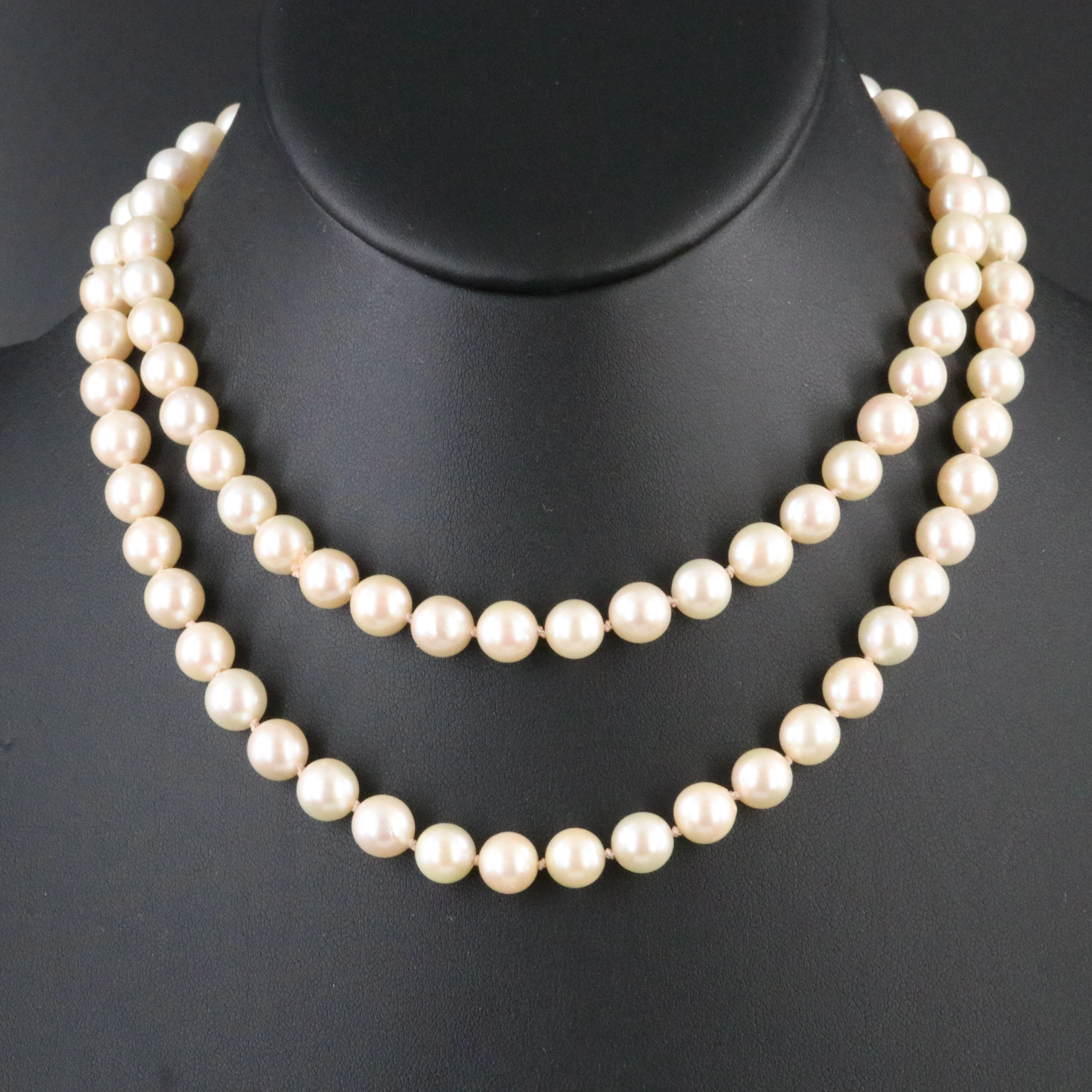 Opera Length Pearl Necklace