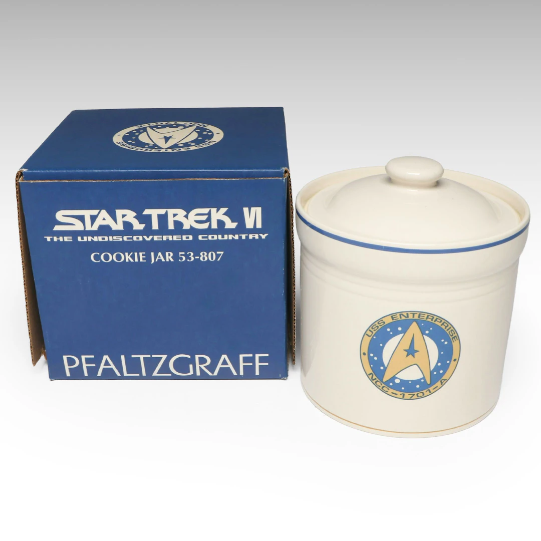 Pfaltzgraff "Star Trek VI: The Undiscovered Country" Cookie Jar, 1993