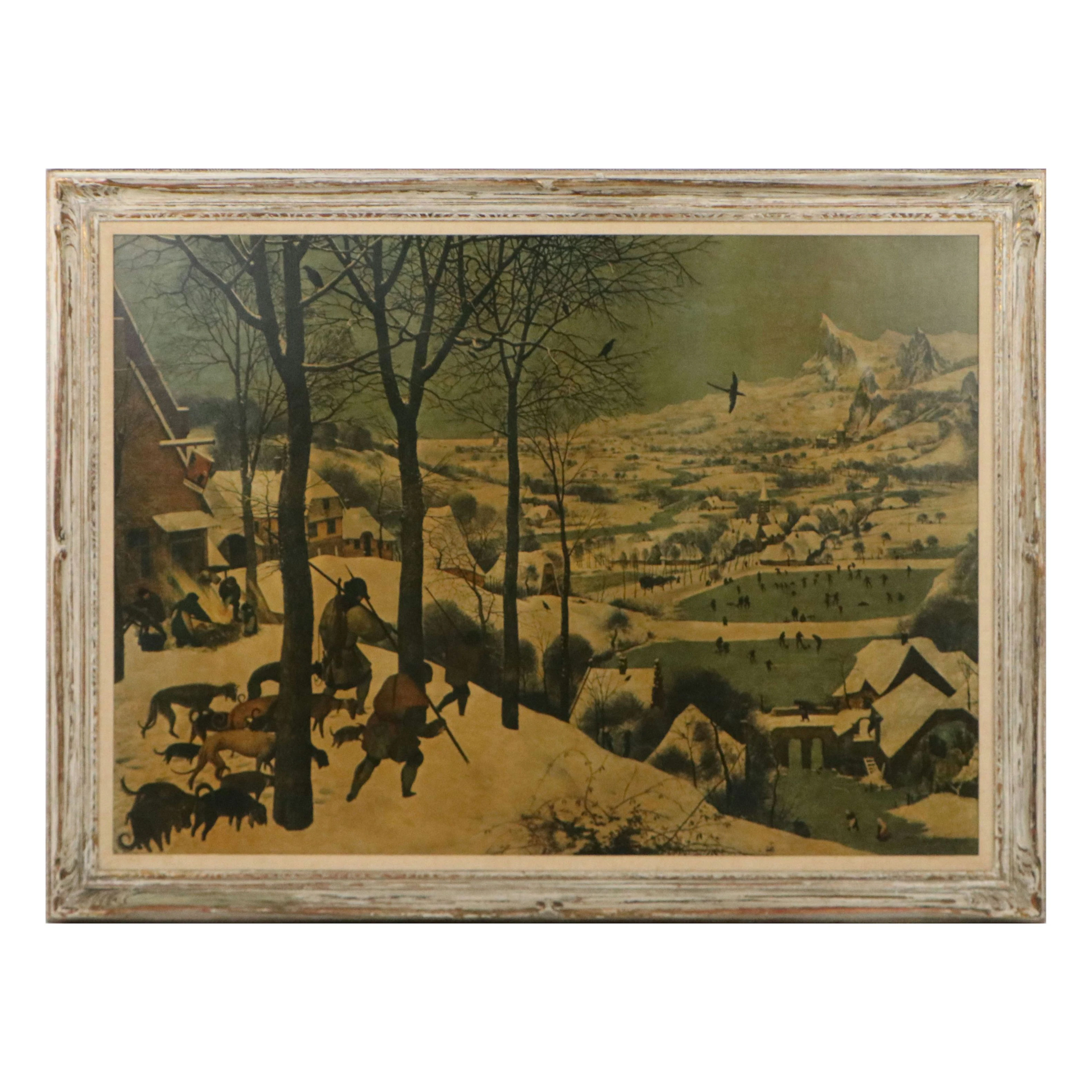 Pieter Bruegel the Elder Photogravure "Hunters in the Snow," Early 20th Century