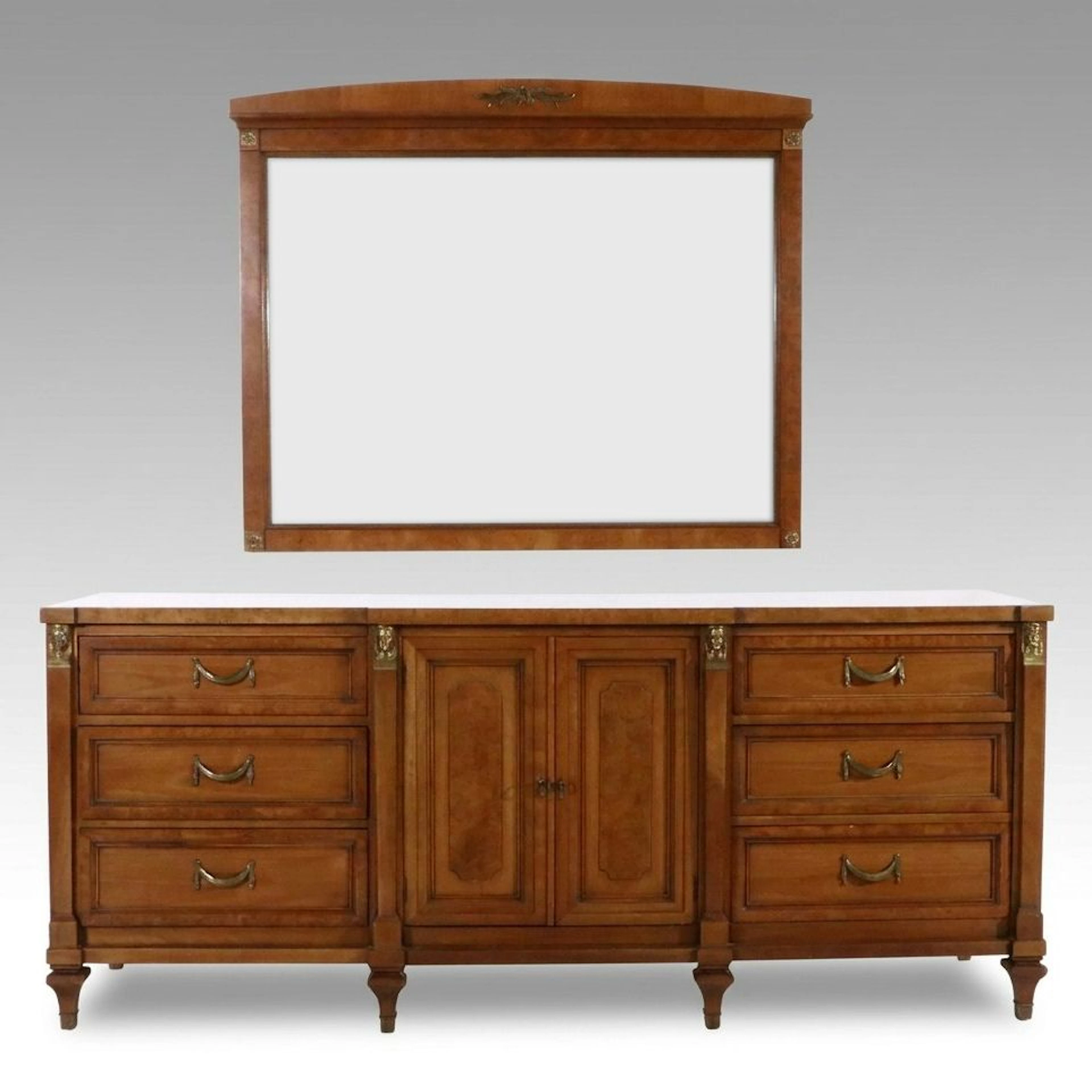 Century Furniture French Empire Style Burl Wood Dresser