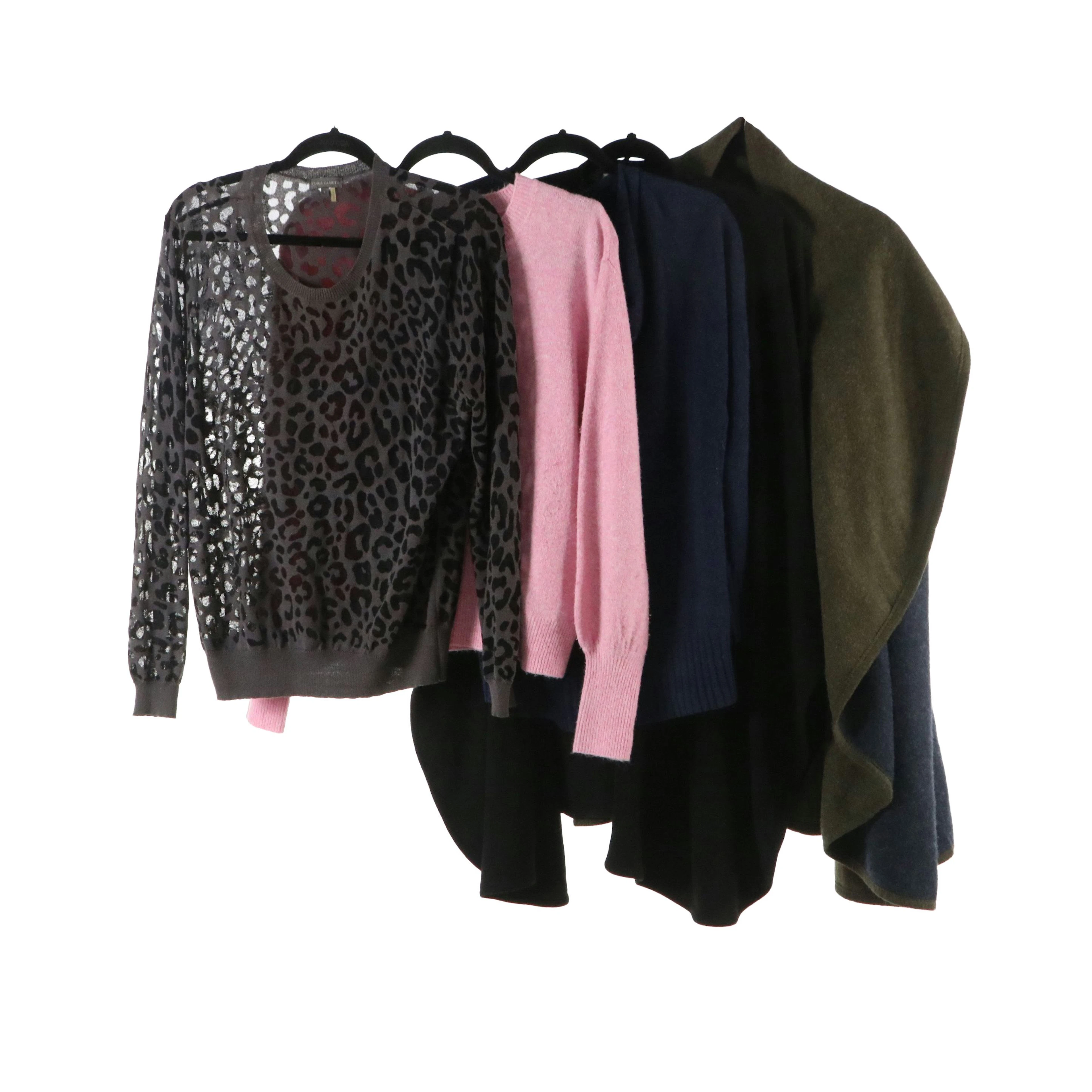 Lafayette 148, Vince Camuto, and Karen Kane Sweaters with Other Cape Wraps
