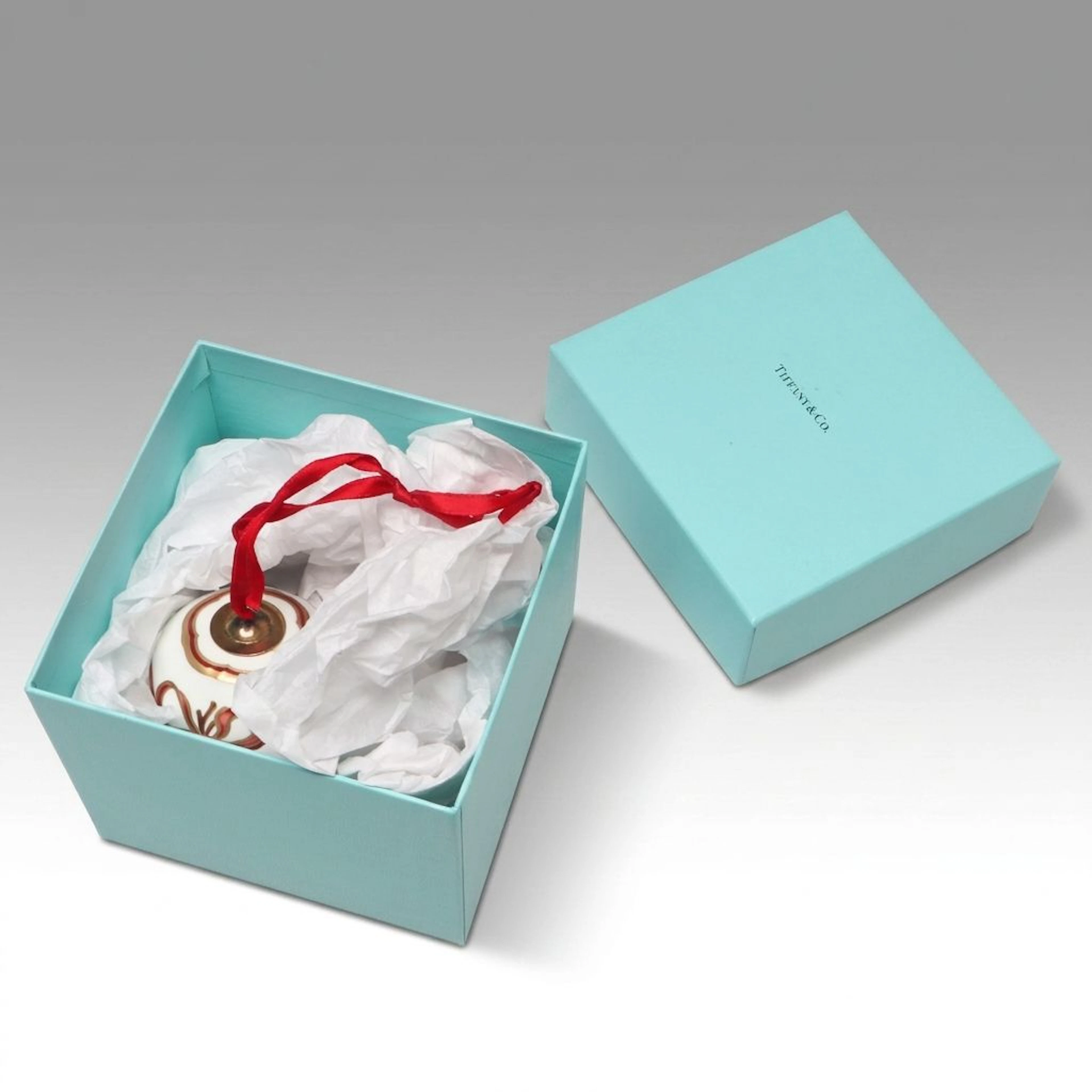 Tiffany & Co. "Tiffany Holiday" Japanese Porcelain Ornament, 1996