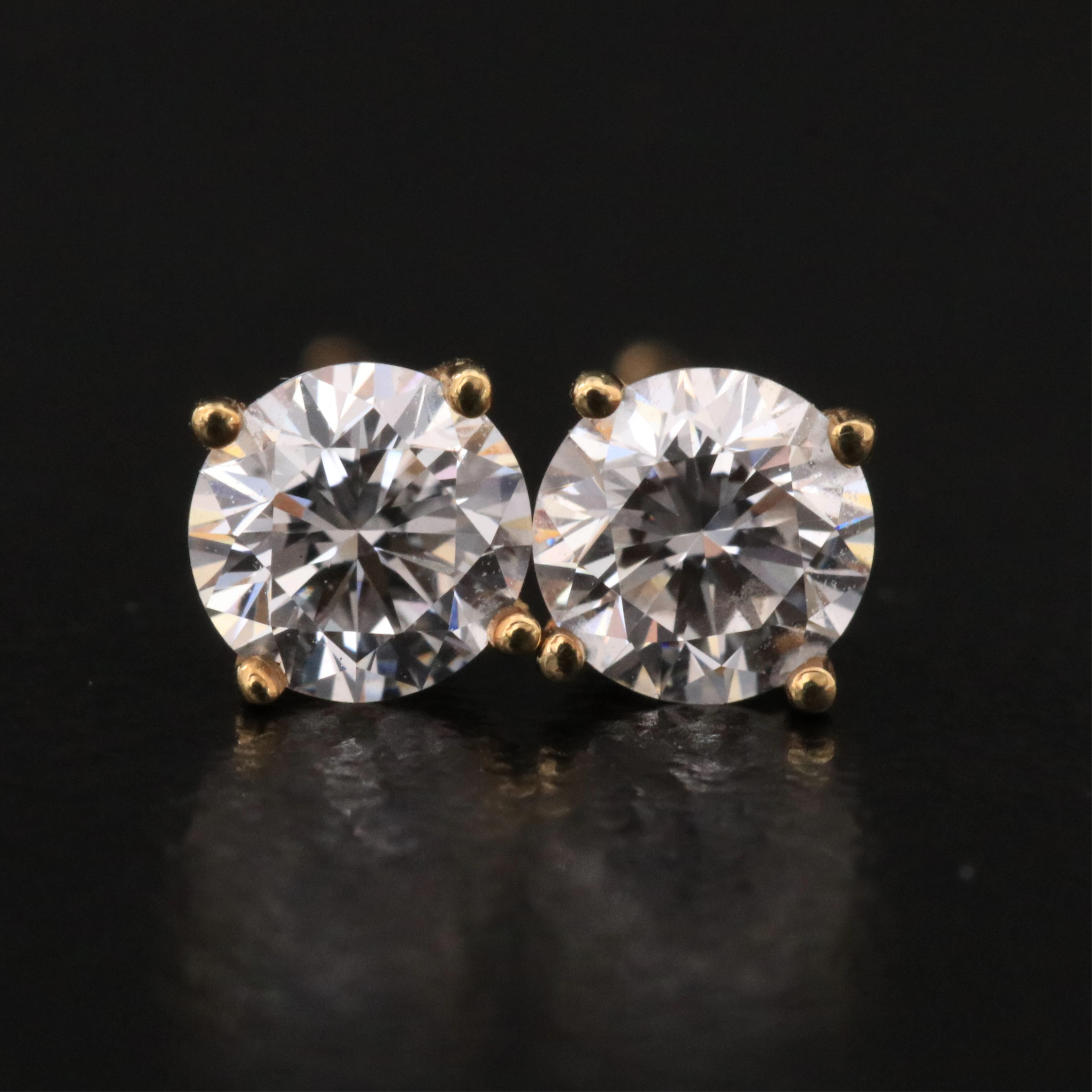 14K 0.60 CTW Lab Grown Diamond Stud Earrings