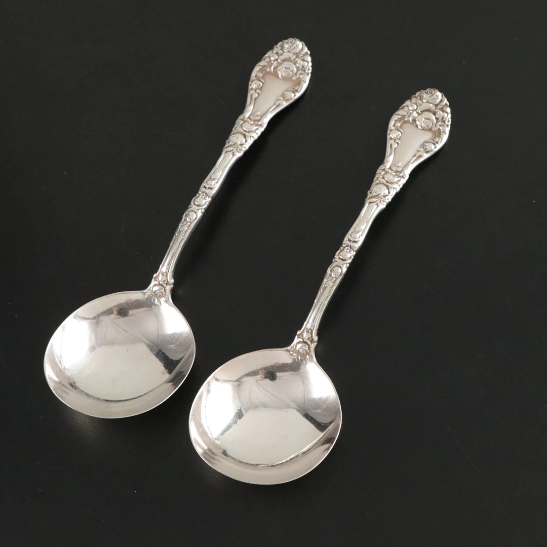 Sterling Silver Durgin Soup Spoons