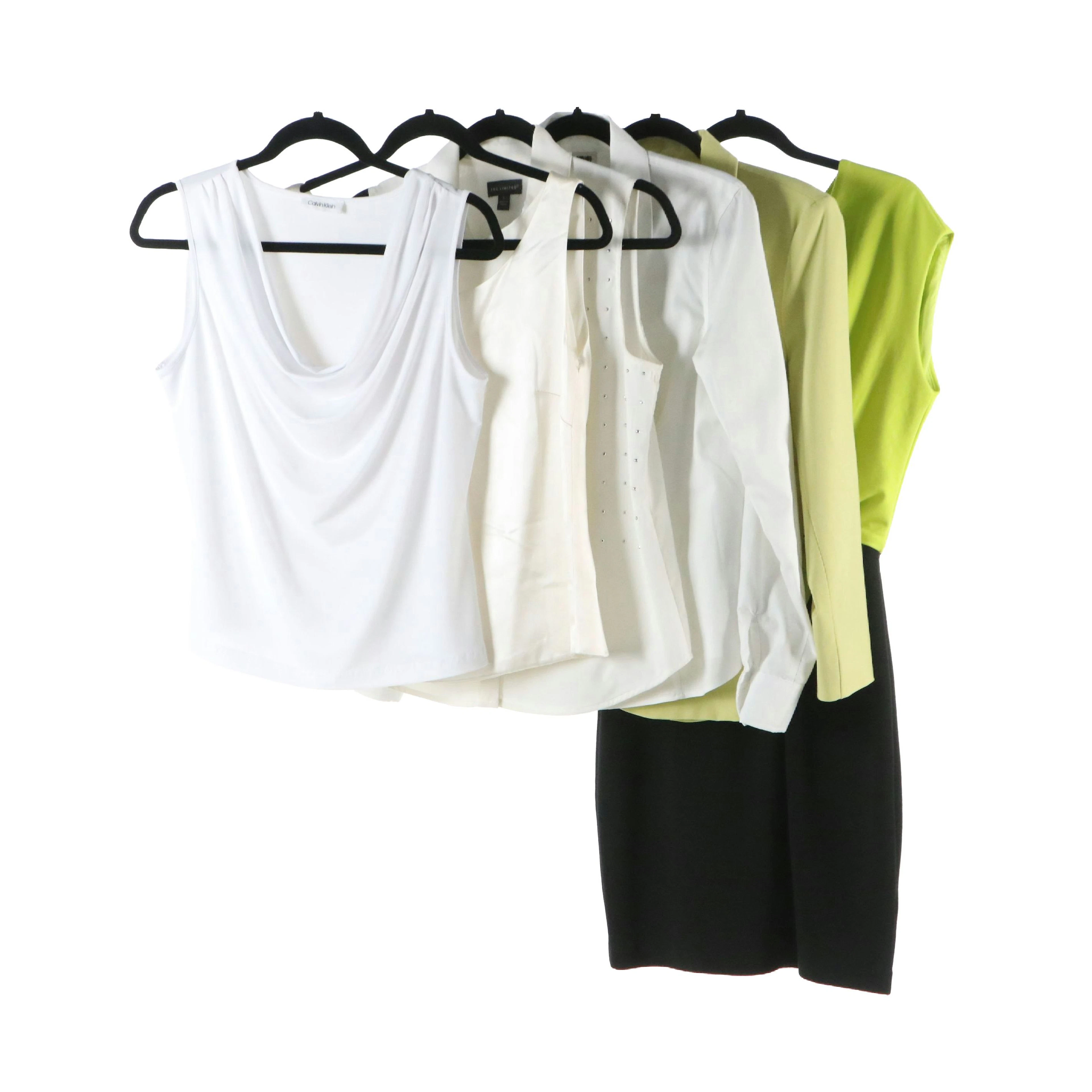 Calvin Klein Sleeveless Blouse, Tahari Blazer, Karen Kane Dress & Other Tops