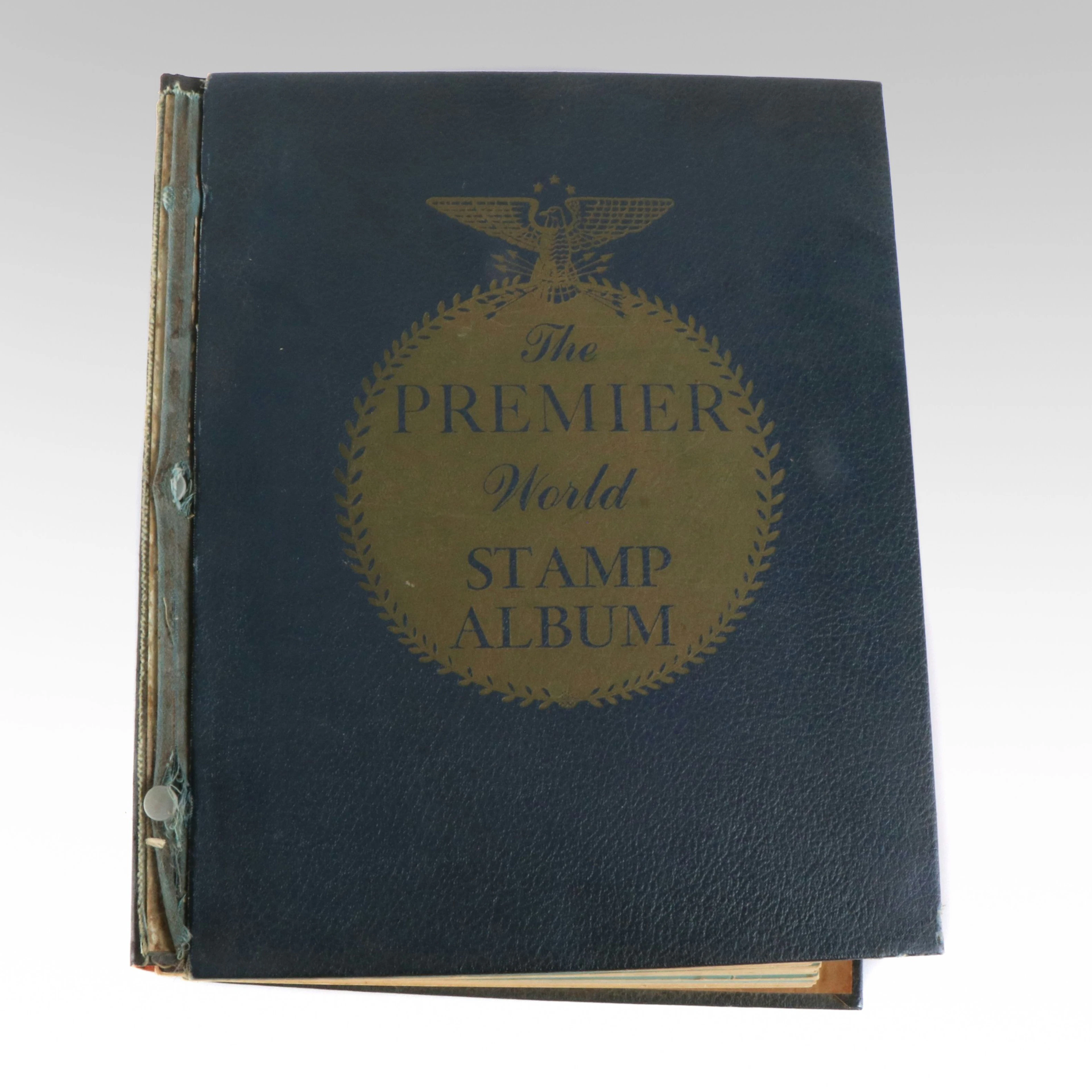 "The Premier World Stamp Album" Postage Stamp Collection