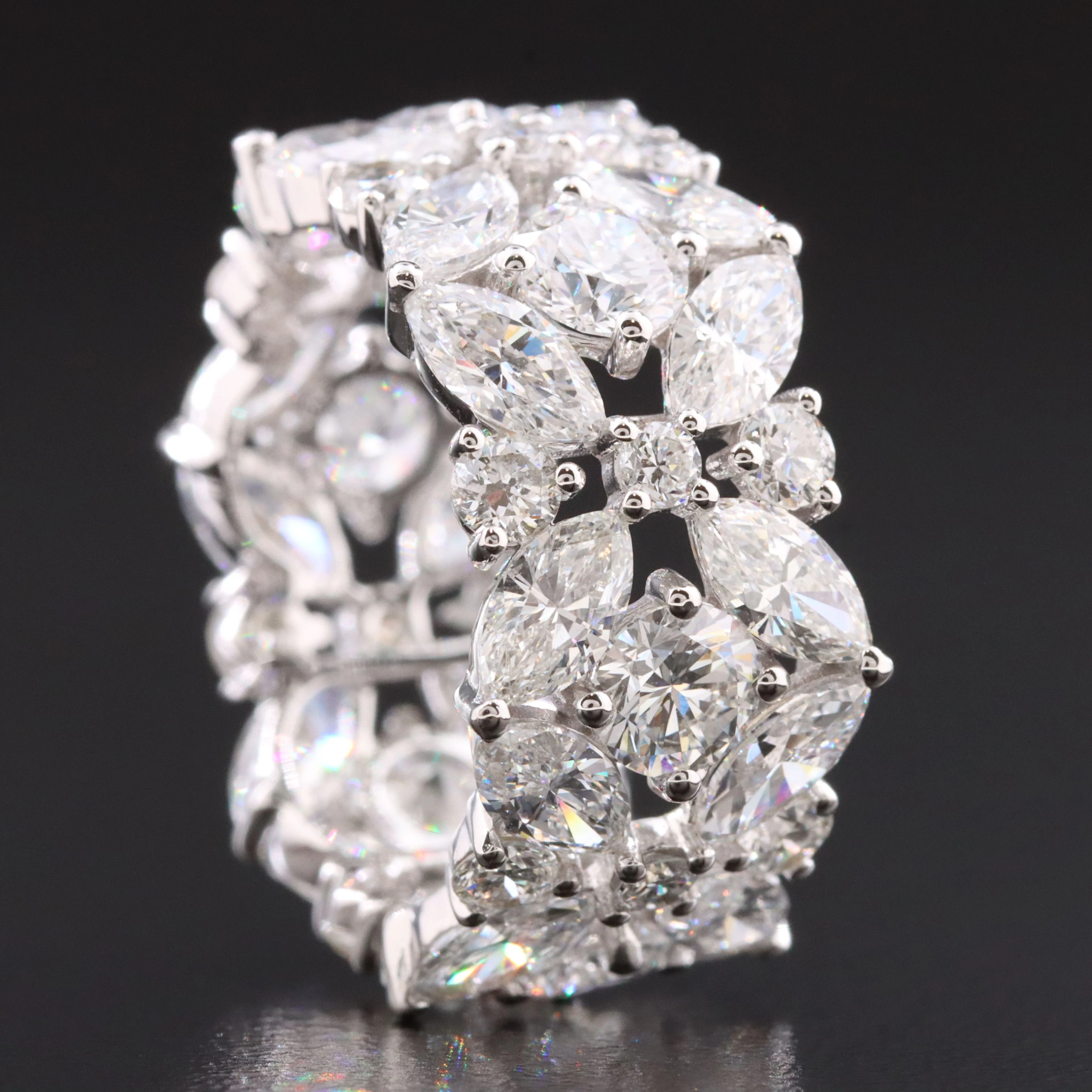 14K 7.09 CTW Lab Grown Diamond Eternity Band