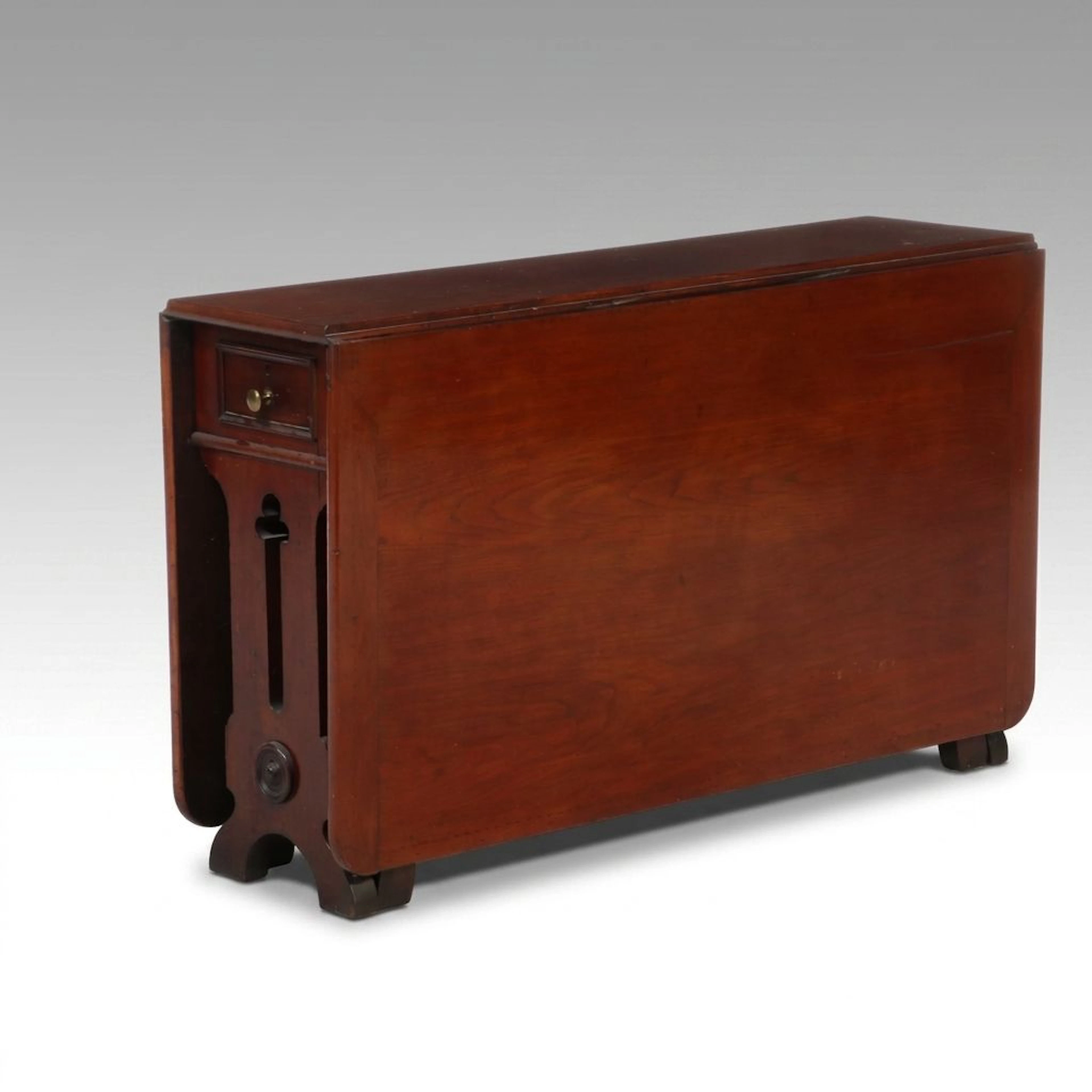 Arts & Crafts Style Mahogany Drop-Leaf Gateleg Table, Early 20th Century