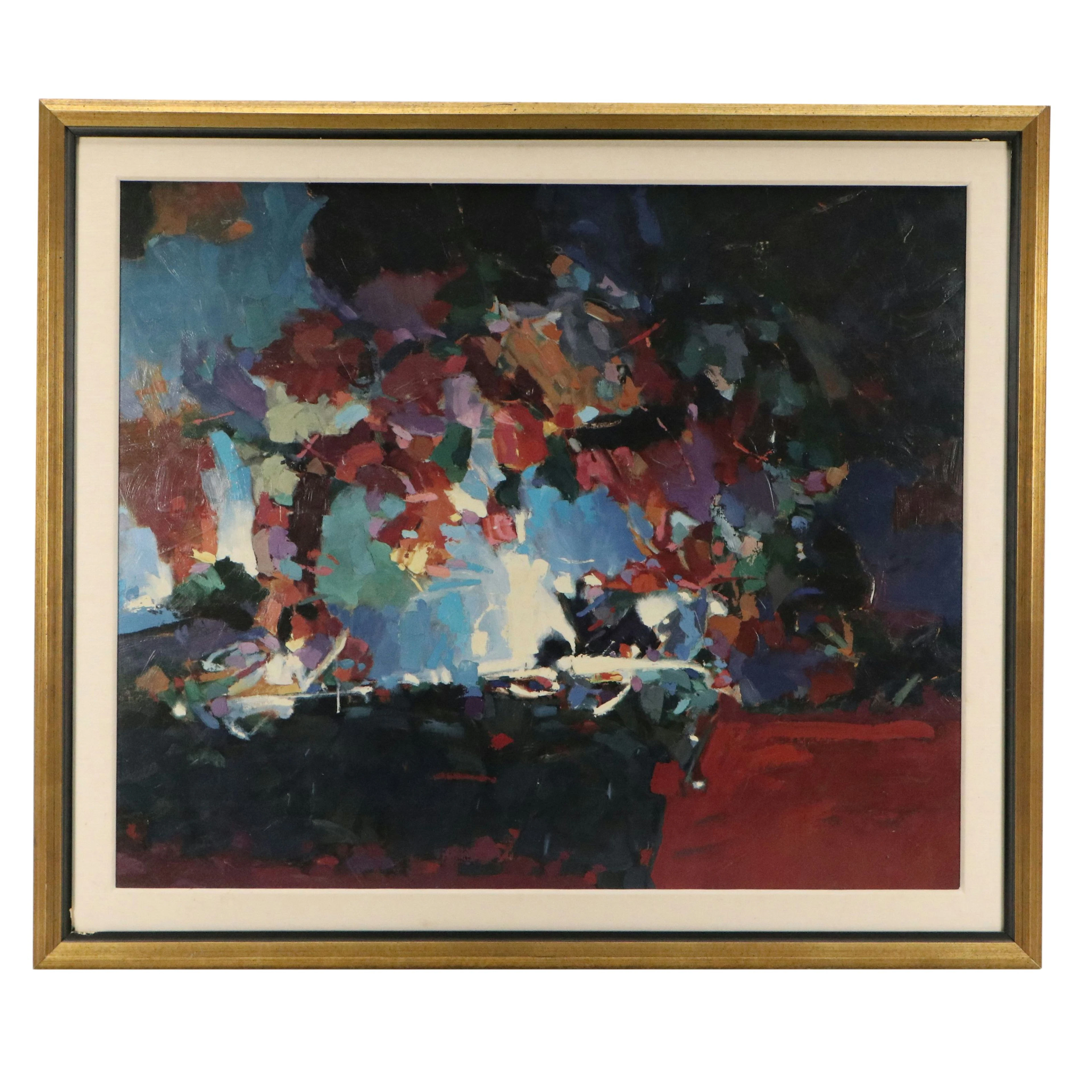 Offset Lithograph of Abstract Composition, Late 20th or 21st Century