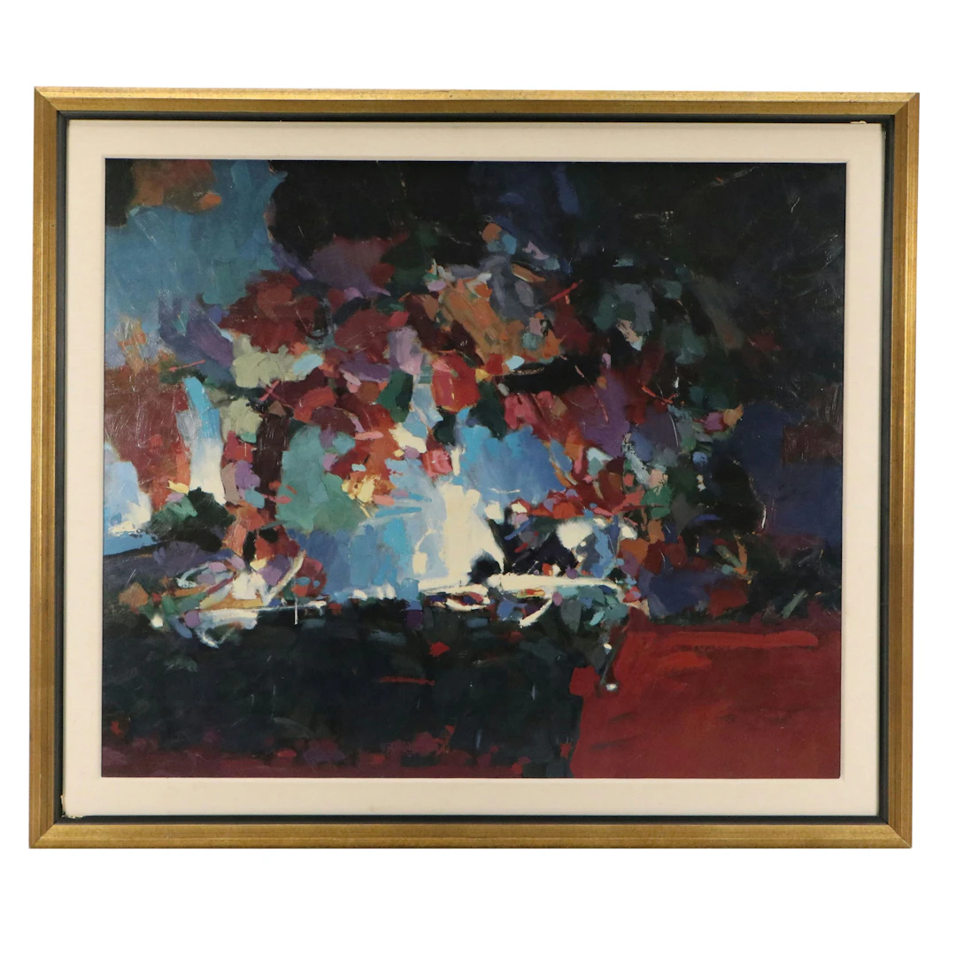 Offset Lithograph of Abstract Composition, Late 20th or 21st Century