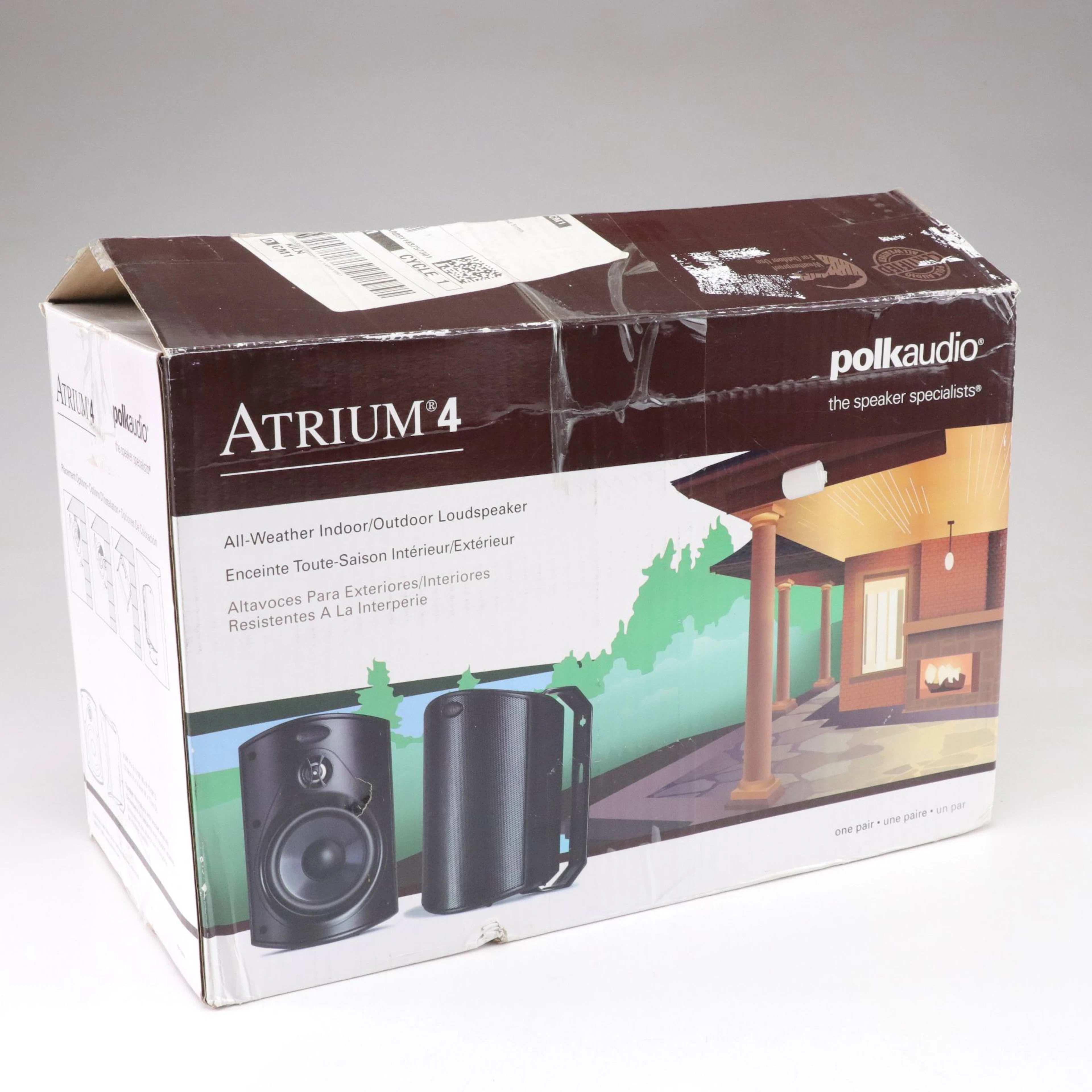 Polk Audio Atrium 4 All-Weather Indoor/Outdoor Loudspeaker