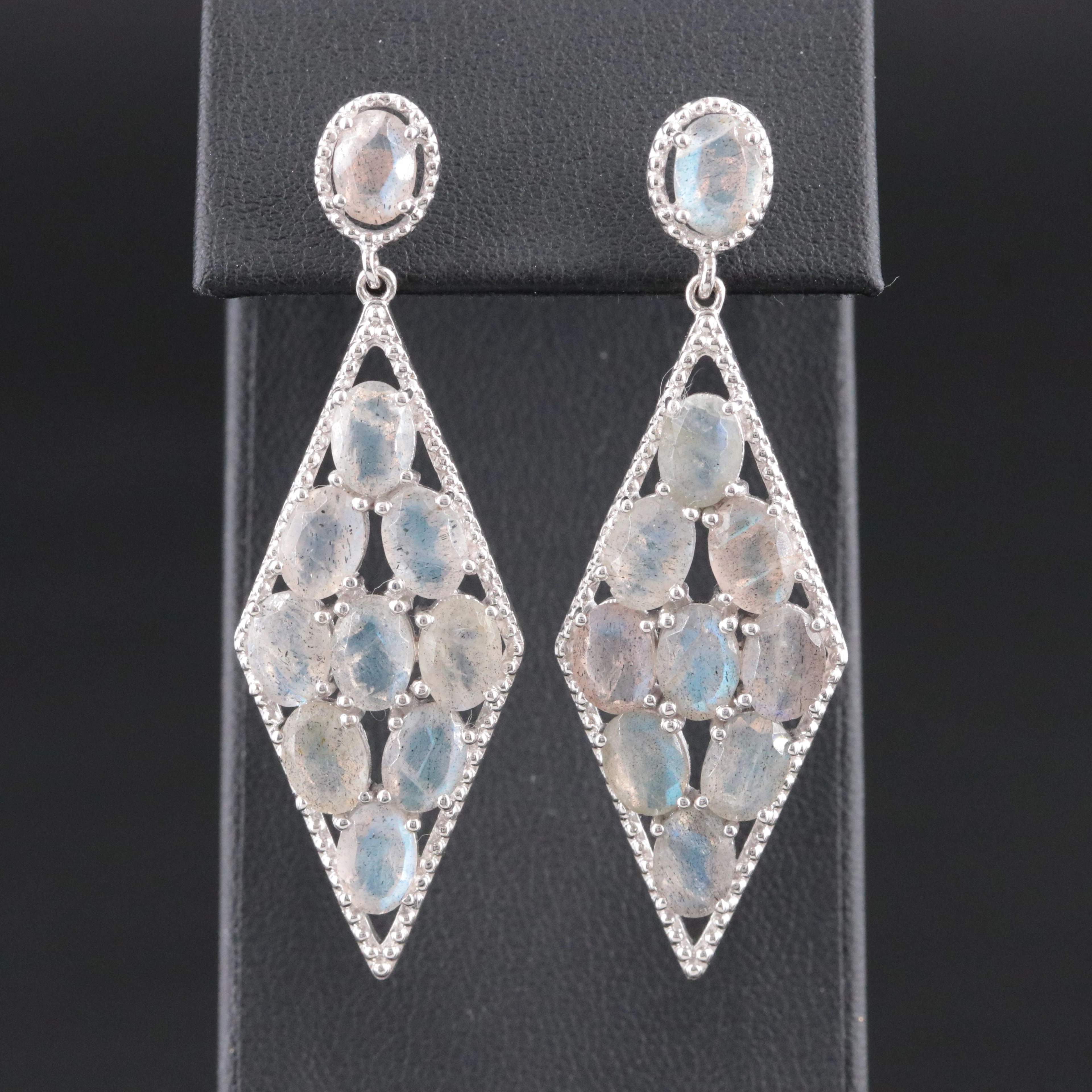 Sterling Labradorite Earrings