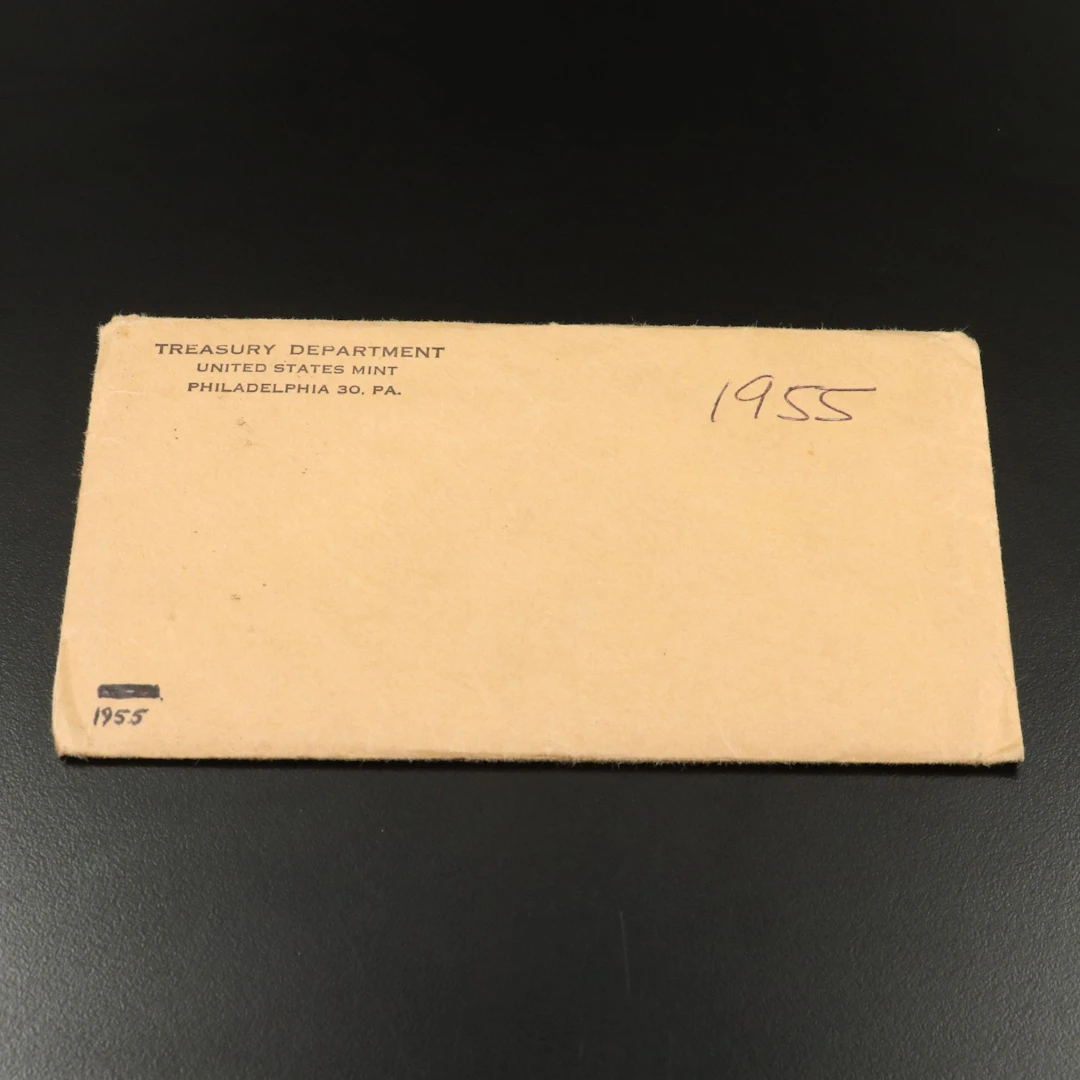 1955 Flat Pack Classic Franklin Proof Set