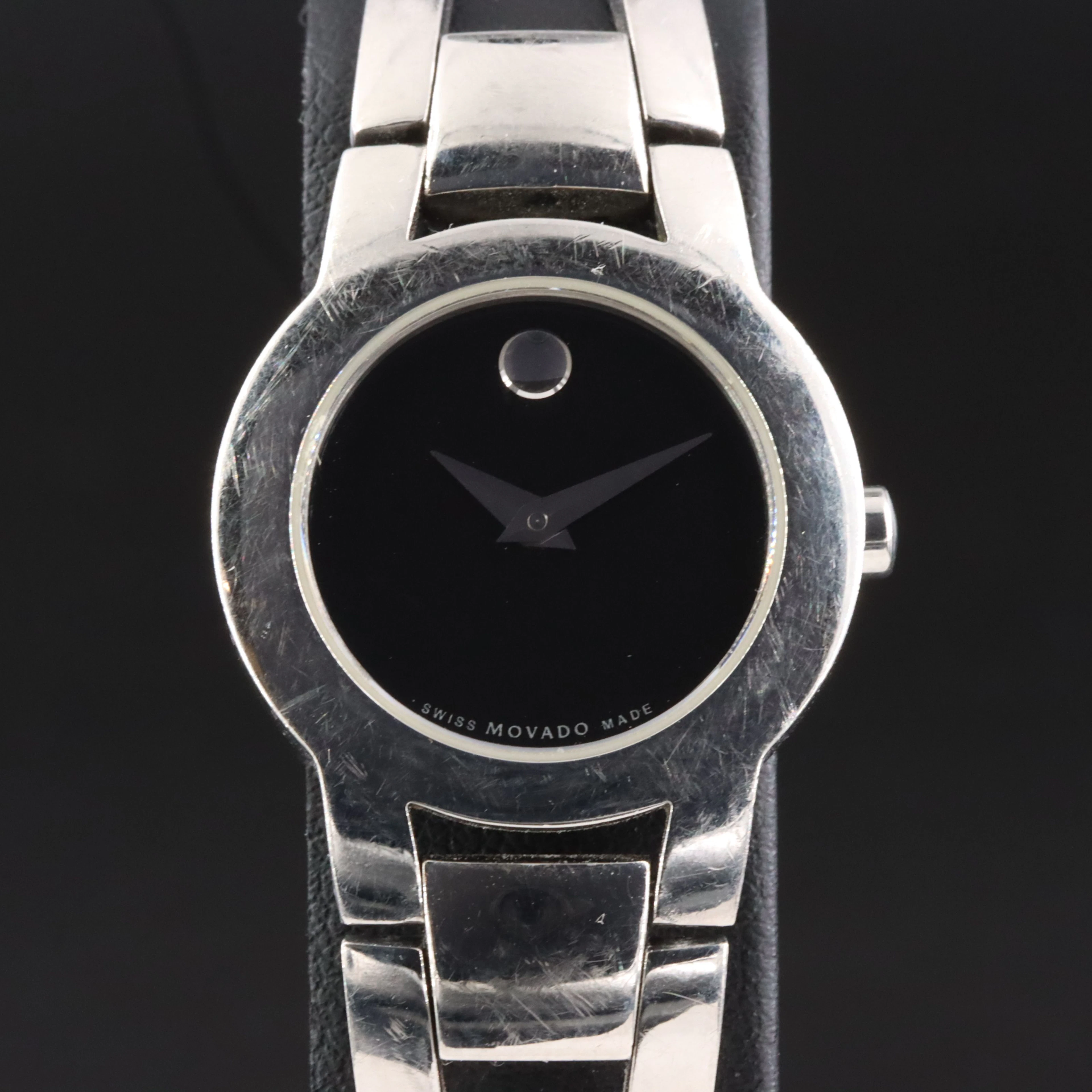 Movado Amarosa Stainless Steel Swiss Quartz Watch #84.E4.1842