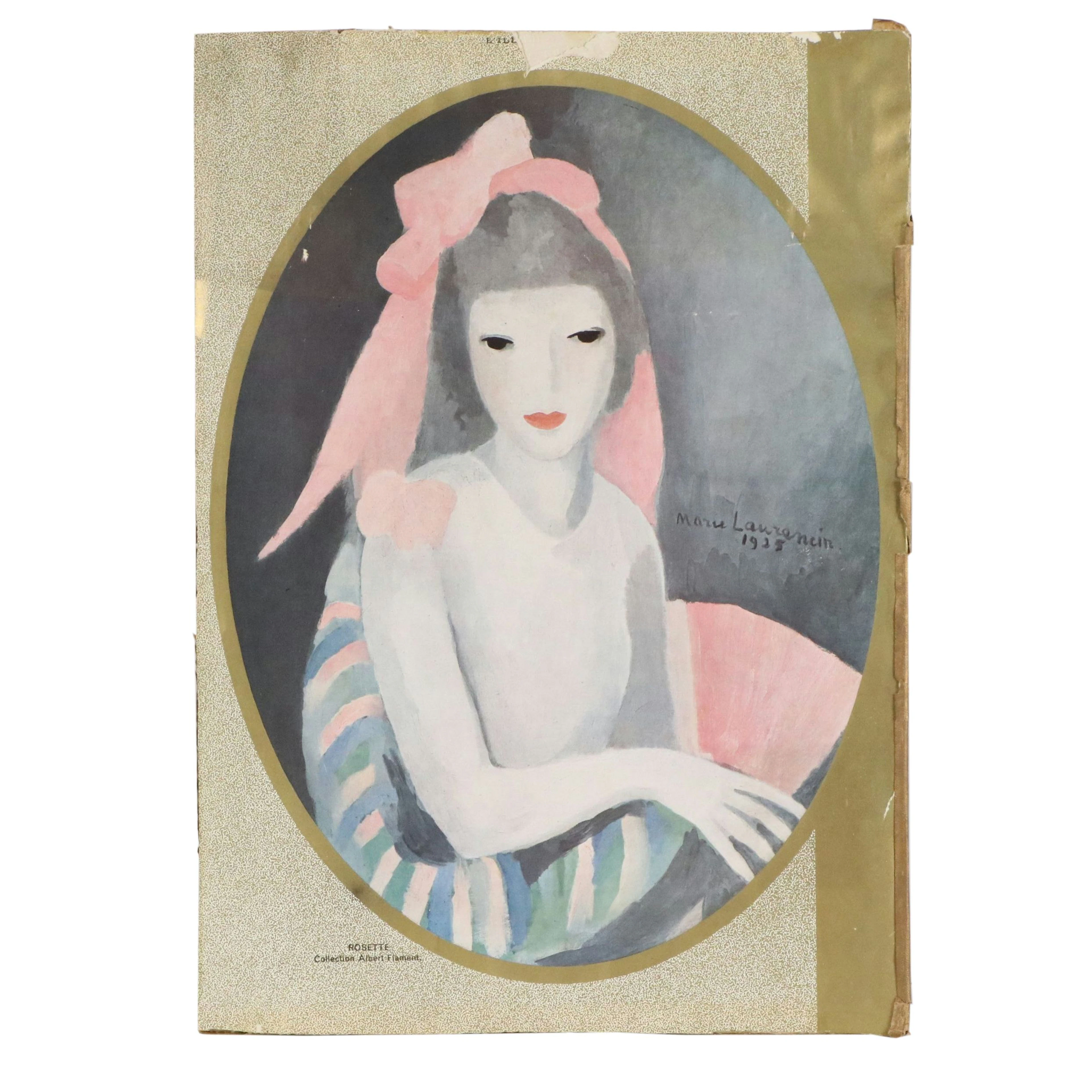 After Marie Laurencin Offset Lithograph "Rosette"