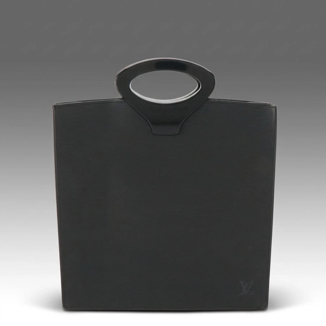 Louis Vuitton Ombre Tote Bag in Black Epi Leather