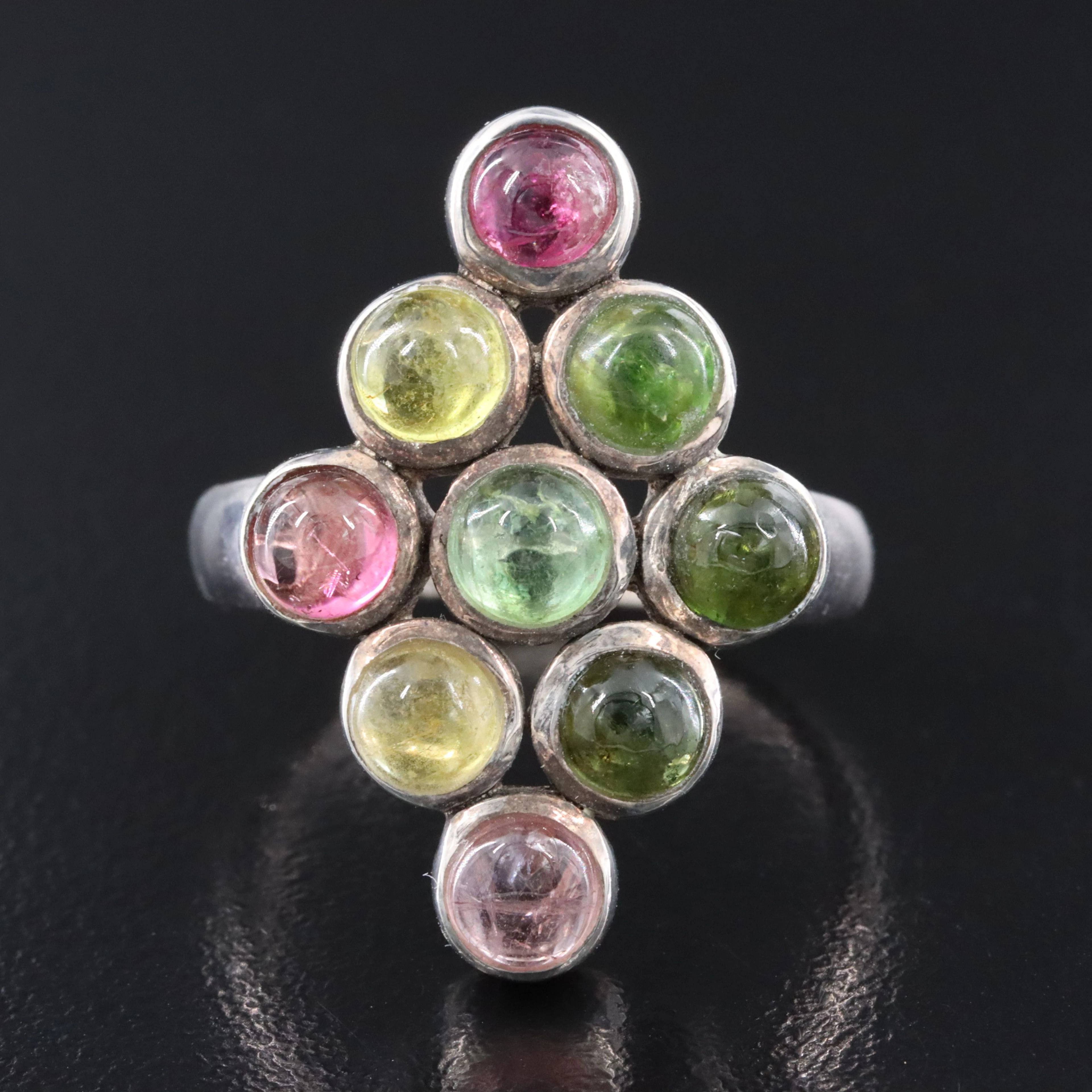Sterling Tourmaline Ring